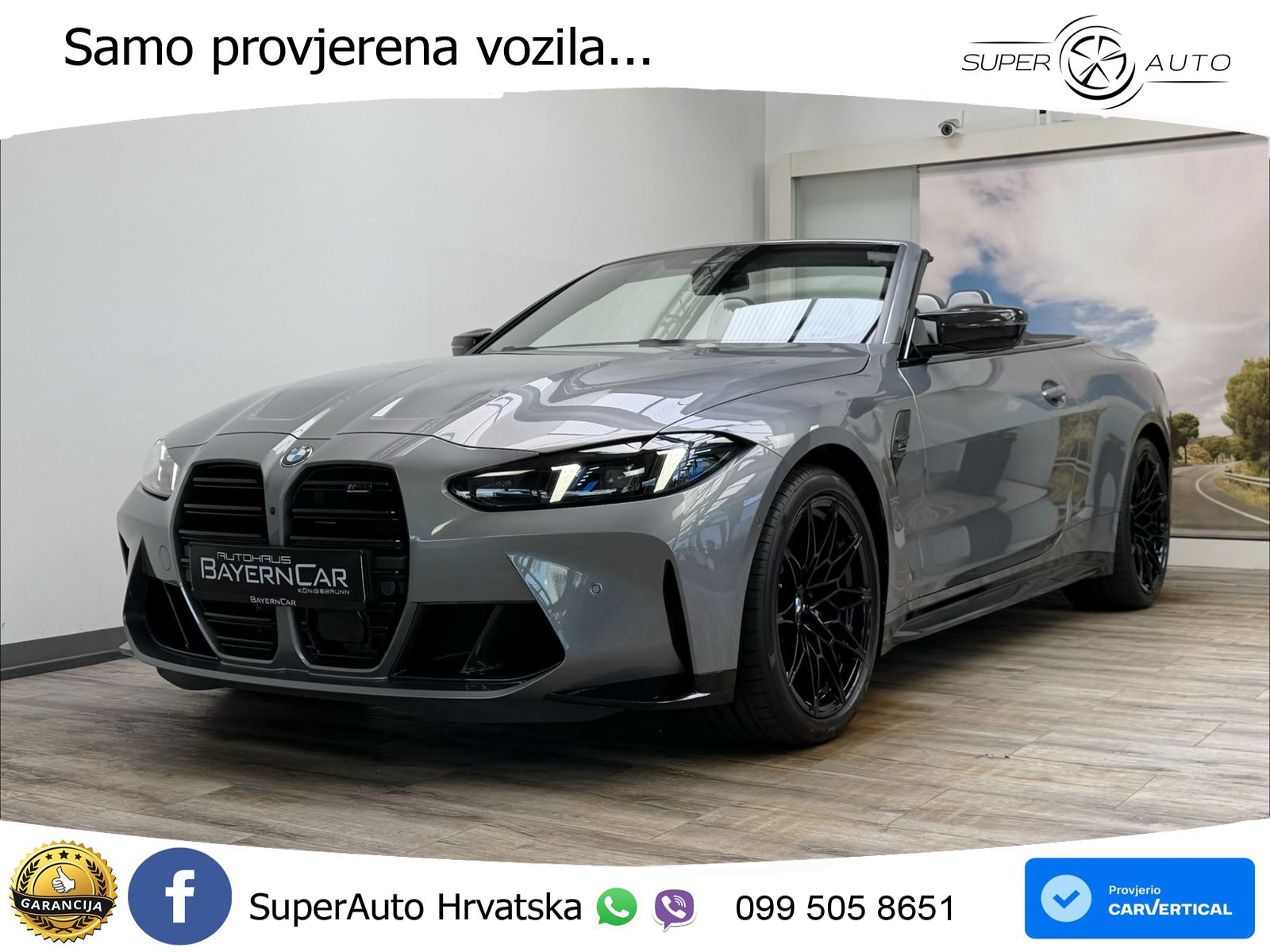 BMW M4 Convertible Competition 3.0 (530 KS) xDrive Steptronic LED+GR SJED+ACC