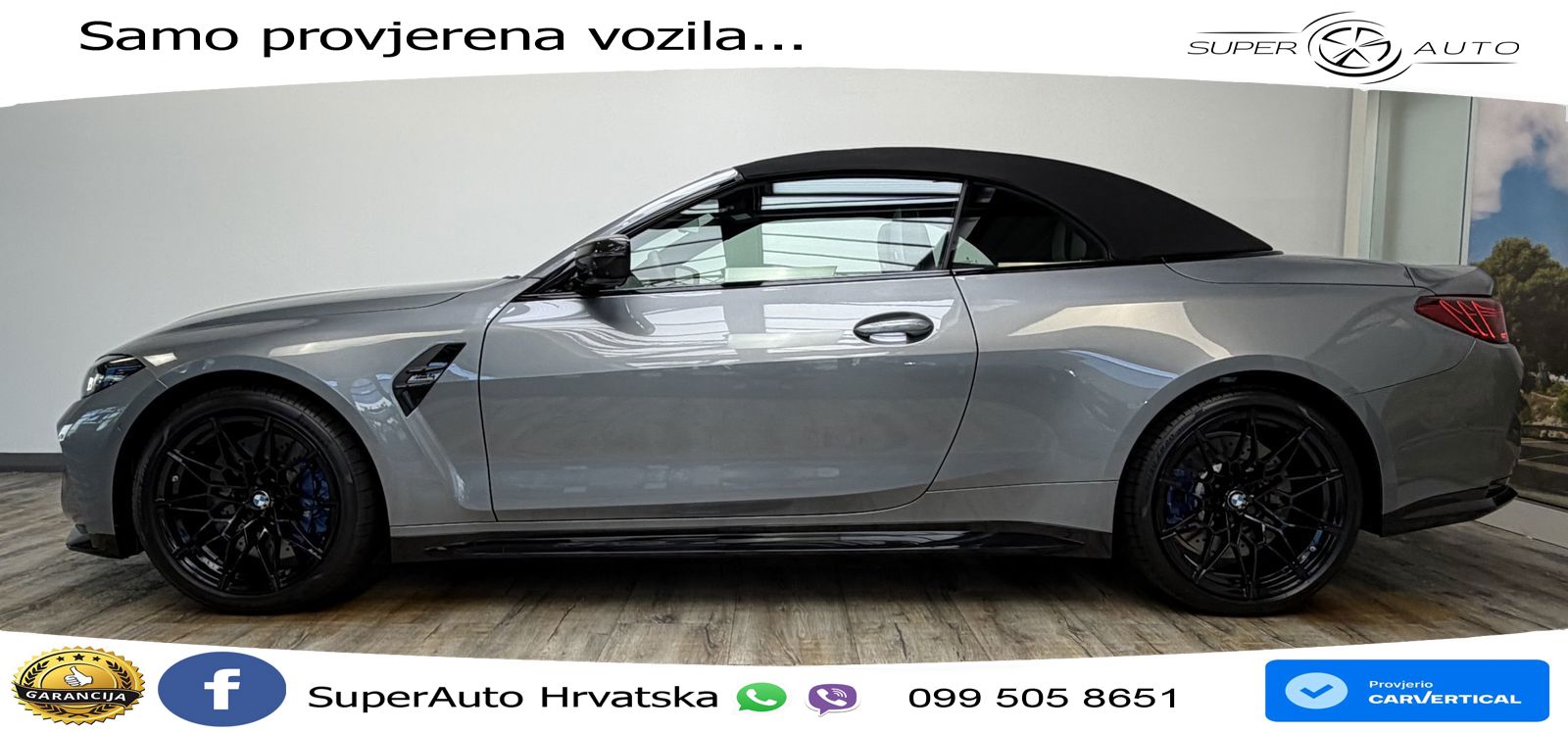 BMW M4 Convertible Competition 3.0 (530 KS) xDrive Steptronic LED+GR SJED+ACC