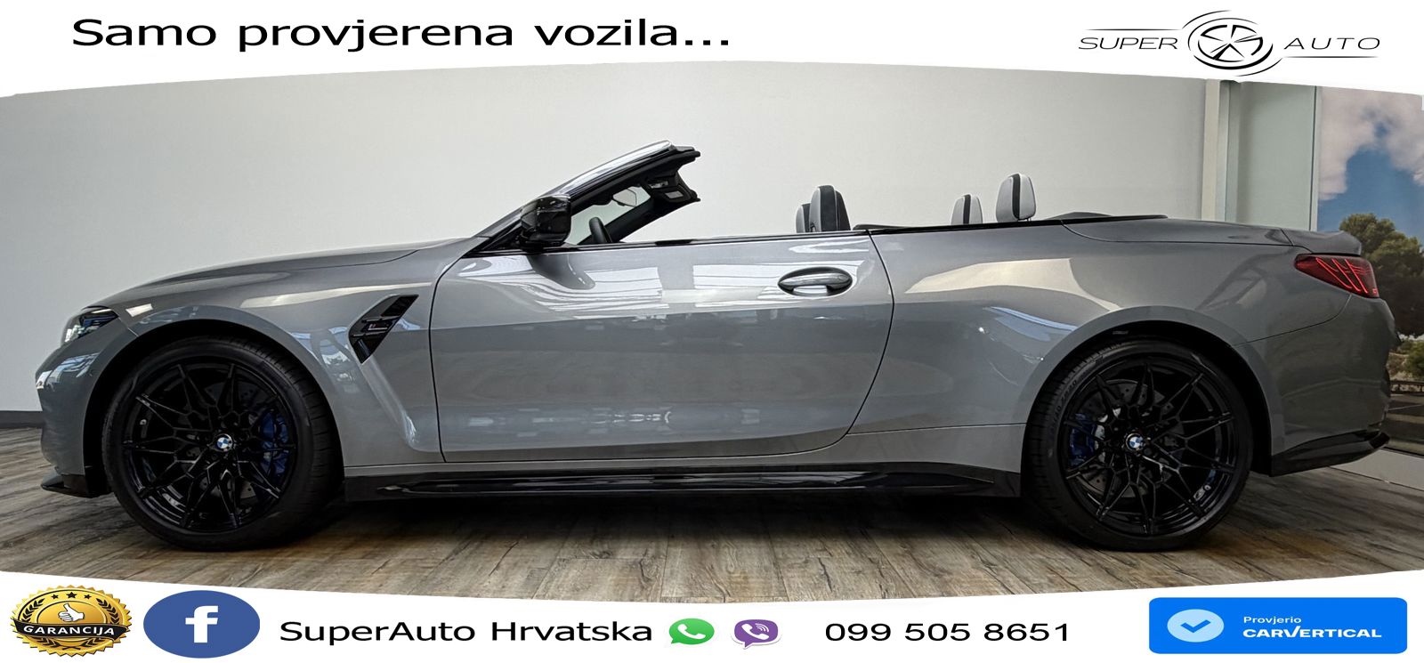 BMW M4 Convertible Competition 3.0 (530 KS) xDrive Steptronic LED+GR SJED+ACC