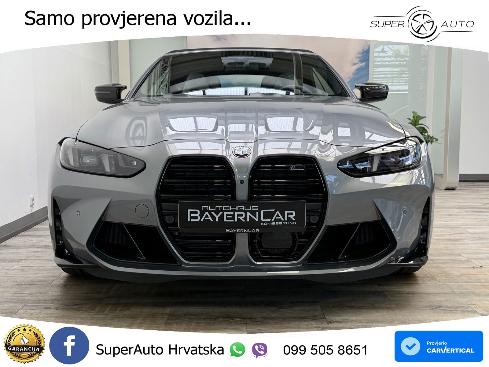 BMW M4 Convertible Competition 3.0 (530 KS) xDrive Steptronic LED+GR SJED+ACC