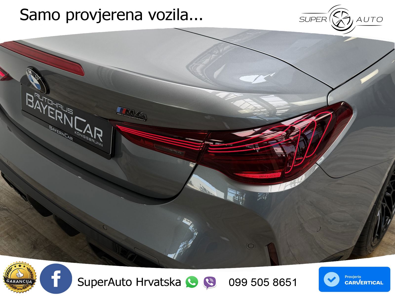 BMW M4 Convertible Competition 3.0 (530 KS) xDrive Steptronic LED+GR SJED+ACC