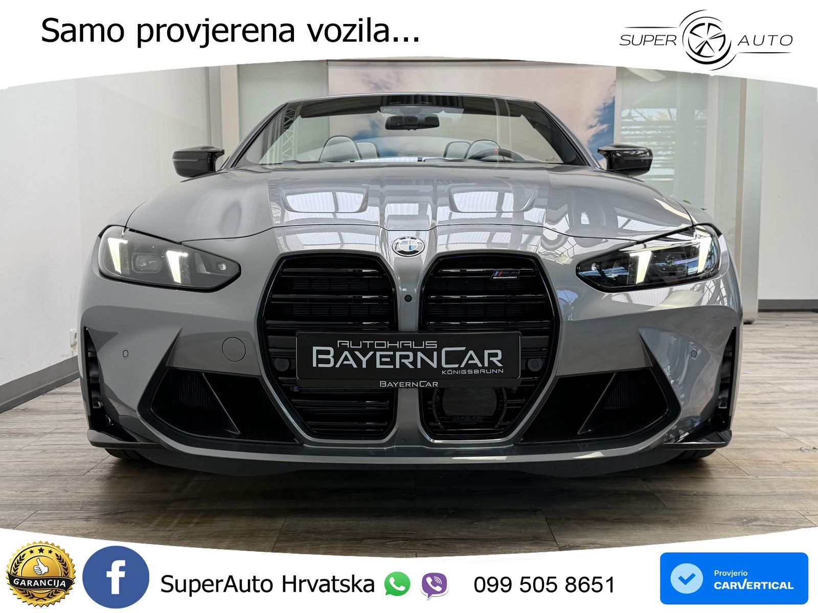 BMW M4 Convertible Competition 3.0 (530 KS) xDrive Steptronic LED+GR SJED+ACC