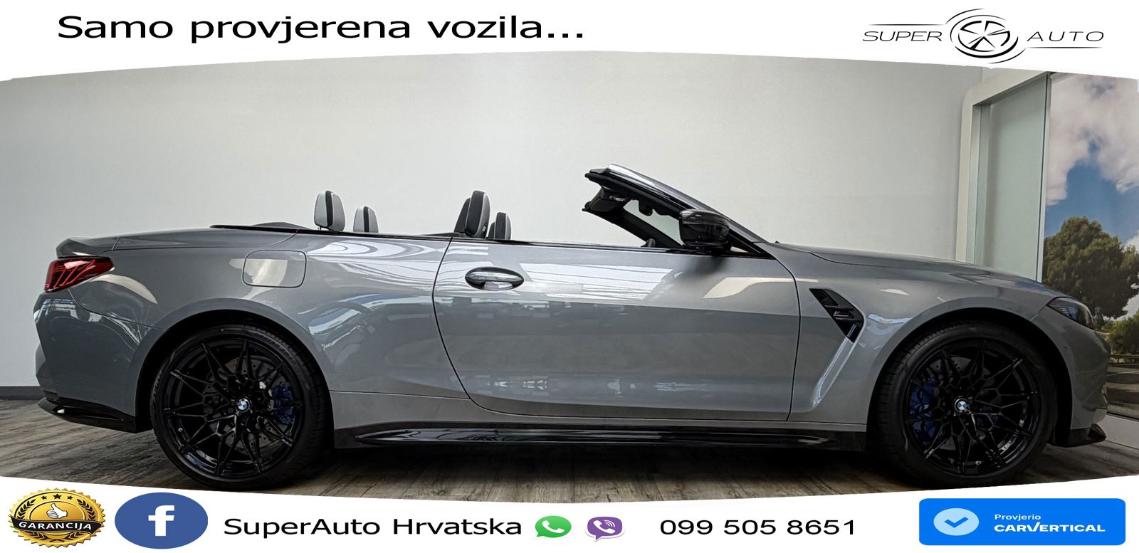 BMW M4 Convertible Competition 3.0 (530 KS) xDrive Steptronic LED+GR SJED+ACC