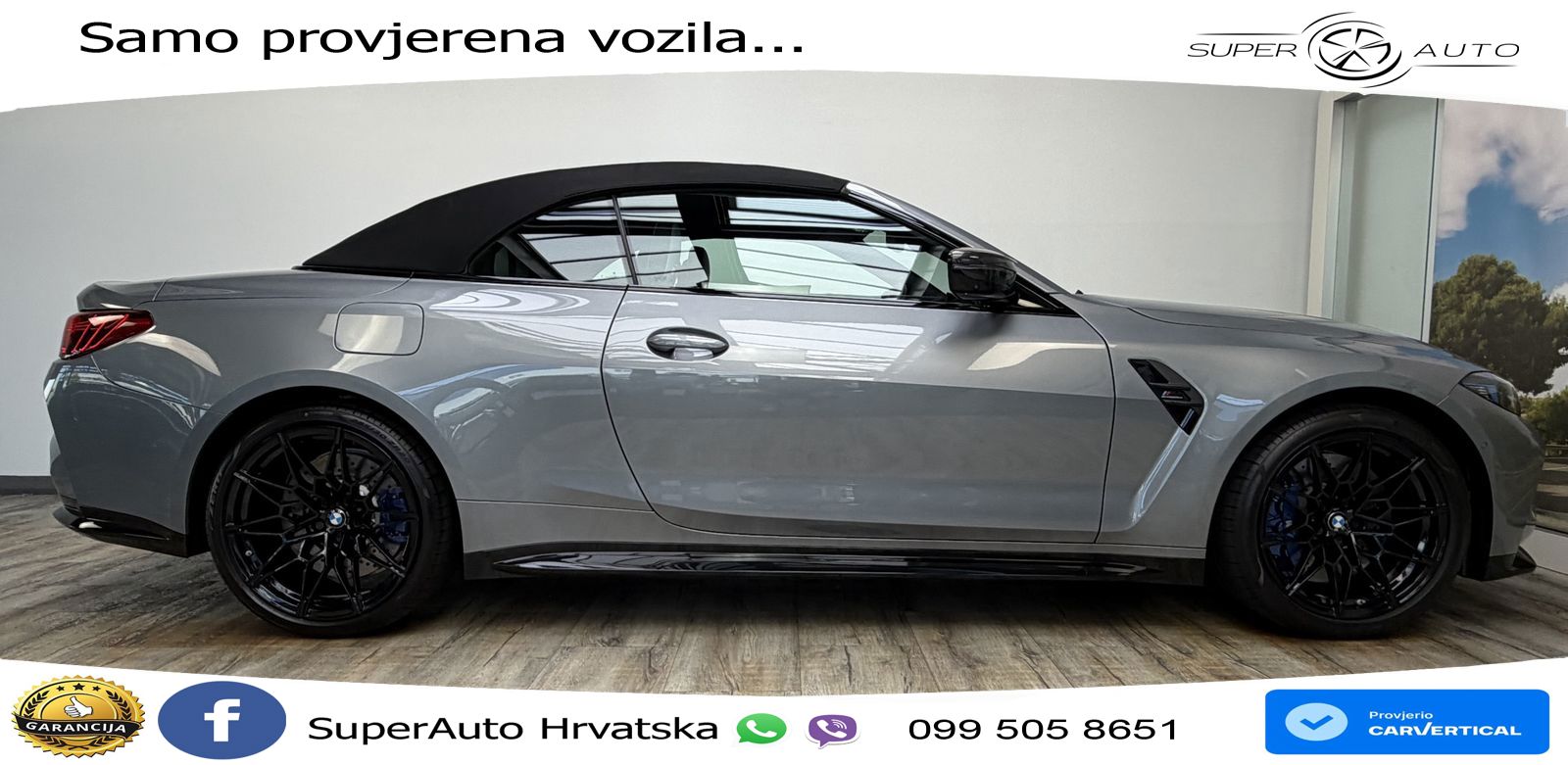 BMW M4 Convertible Competition 3.0 (530 KS) xDrive Steptronic LED+GR SJED+ACC