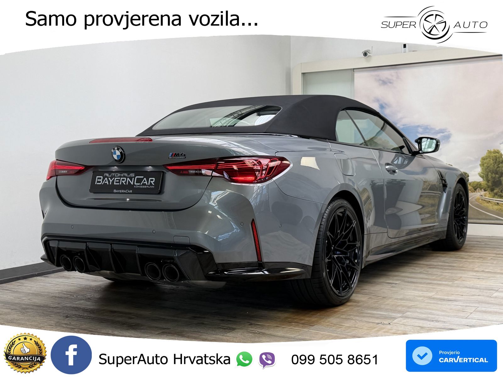 BMW M4 Convertible Competition 3.0 (530 KS) xDrive Steptronic LED+GR SJED+ACC