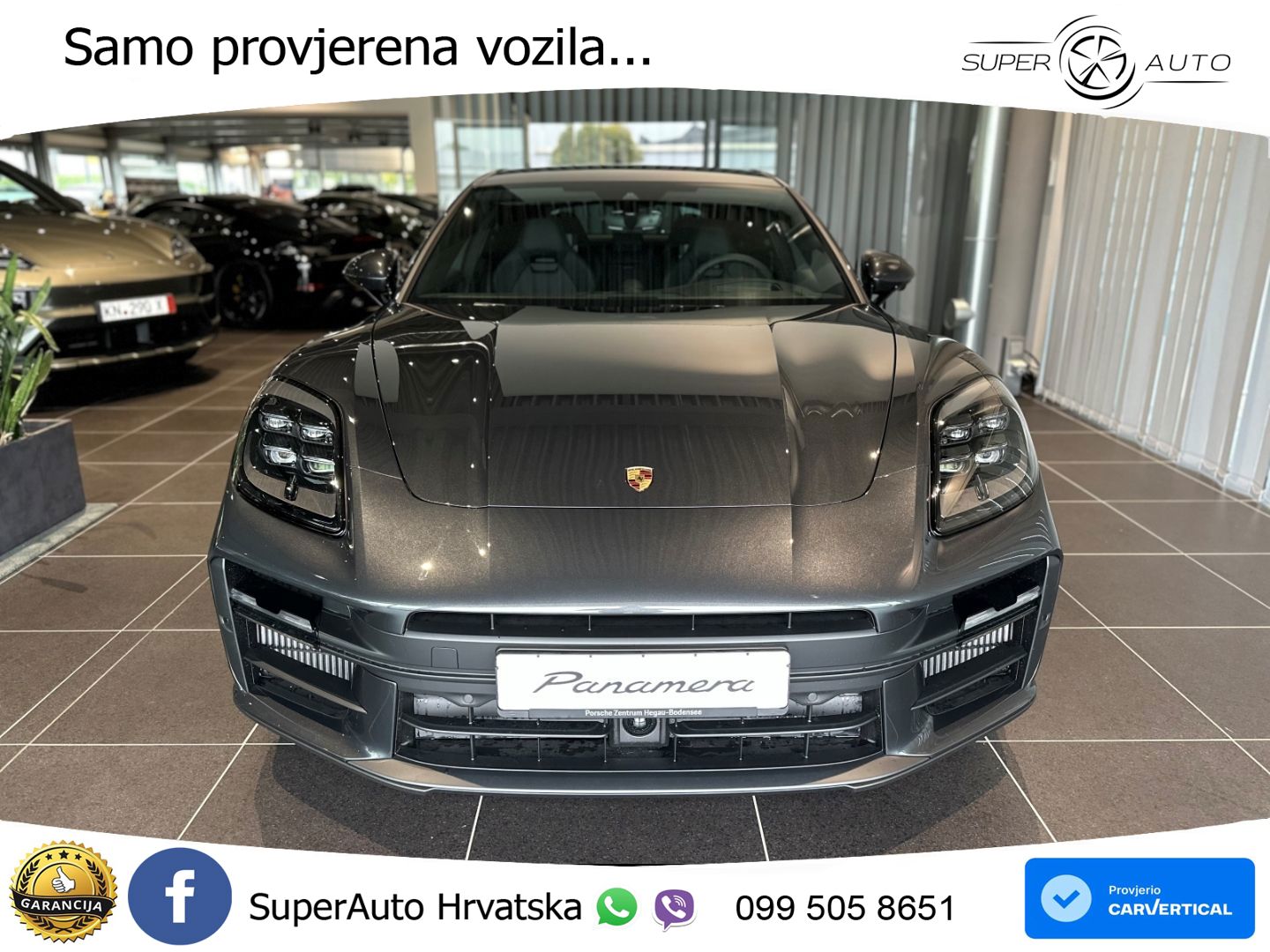 Porsche Panamera 4S 2.9 V6 (544 KS) E-Hybrid PDK ZRAČNI+ACC+GR SJED+KAM+PANO