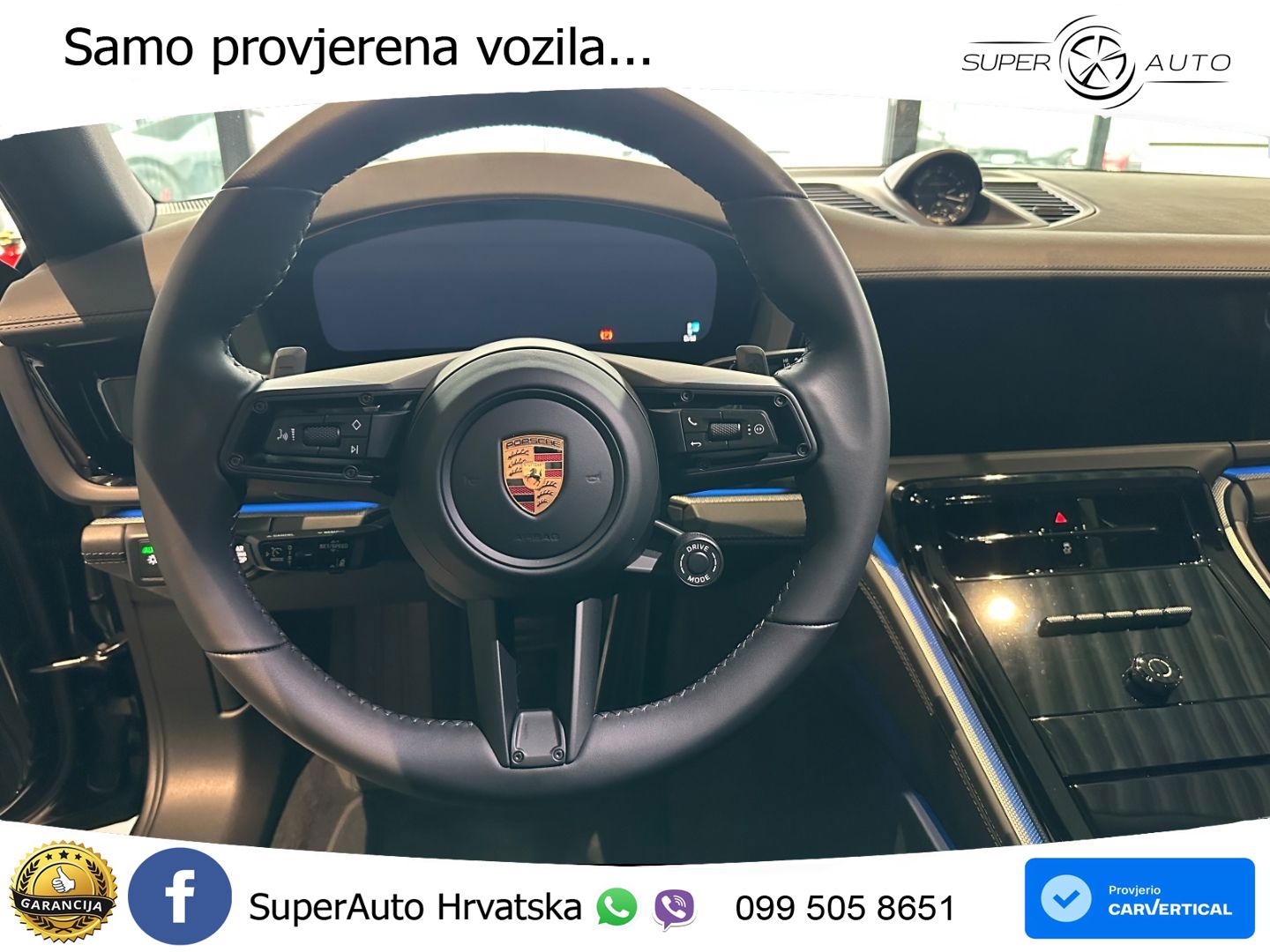 Porsche Panamera 4S 2.9 V6 (544 KS) E-Hybrid PDK ZRAČNI+ACC+GR SJED+KAM+PANO