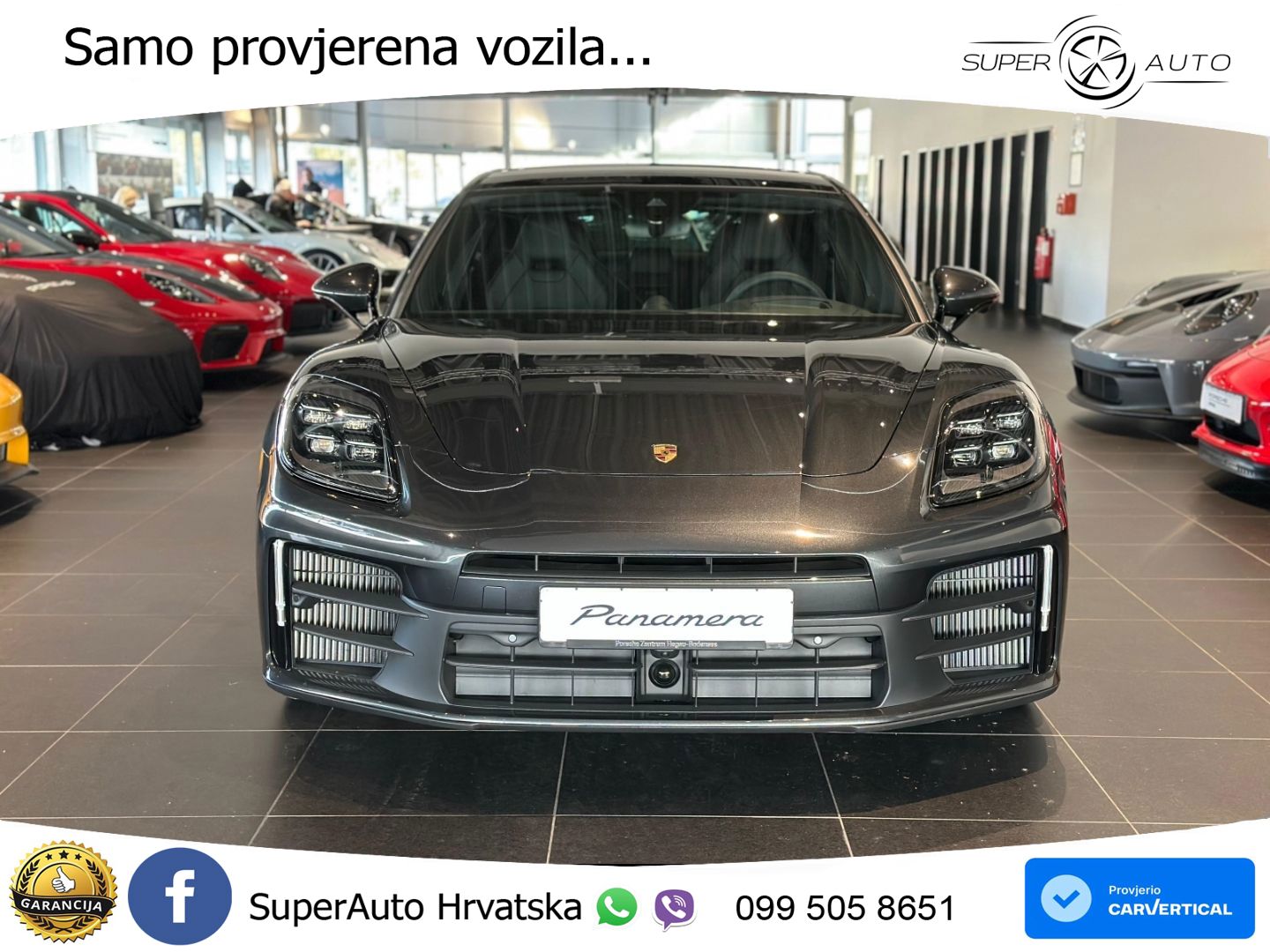 Porsche Panamera 4S 2.9 V6 (544 KS) E-Hybrid PDK ZRAČNI+ACC+GR SJED+KAM+PANO