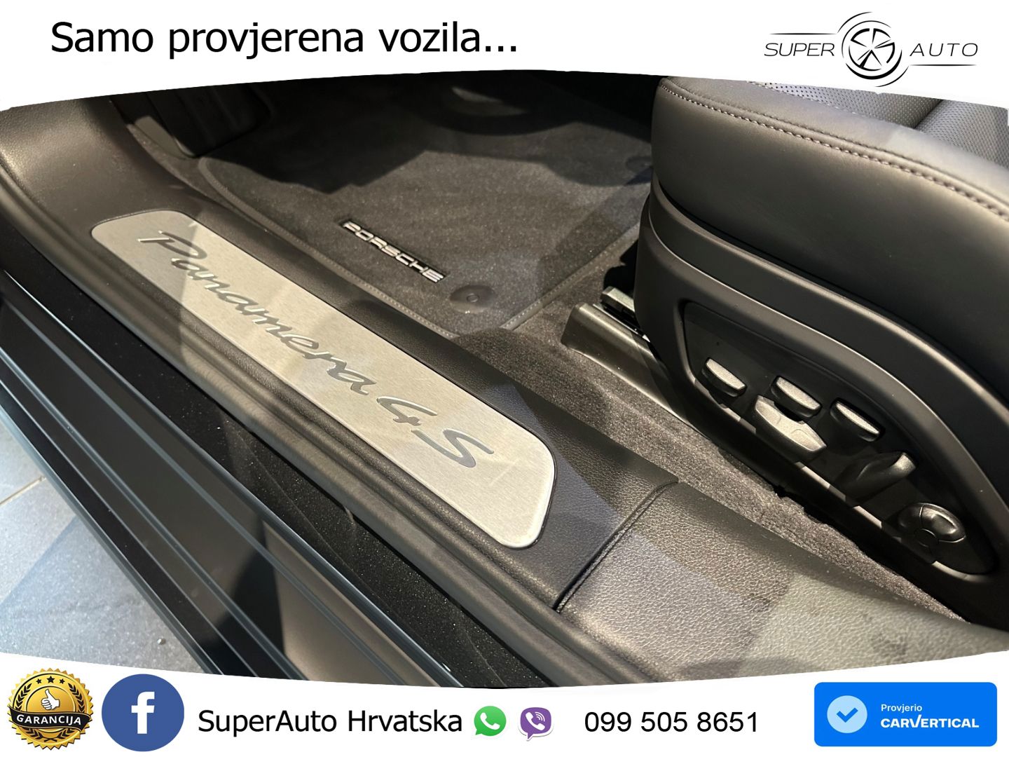Porsche Panamera 4S 2.9 V6 (544 KS) E-Hybrid PDK ZRAČNI+ACC+GR SJED+KAM+PANO