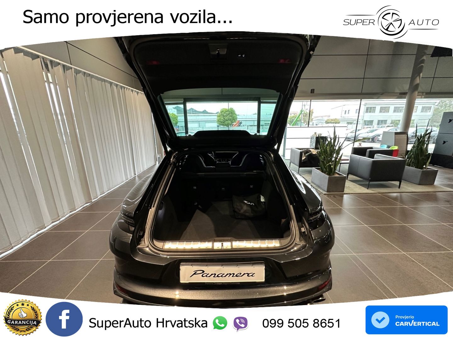 Porsche Panamera 4S 2.9 V6 (544 KS) E-Hybrid PDK ZRAČNI+ACC+GR SJED+KAM+PANO