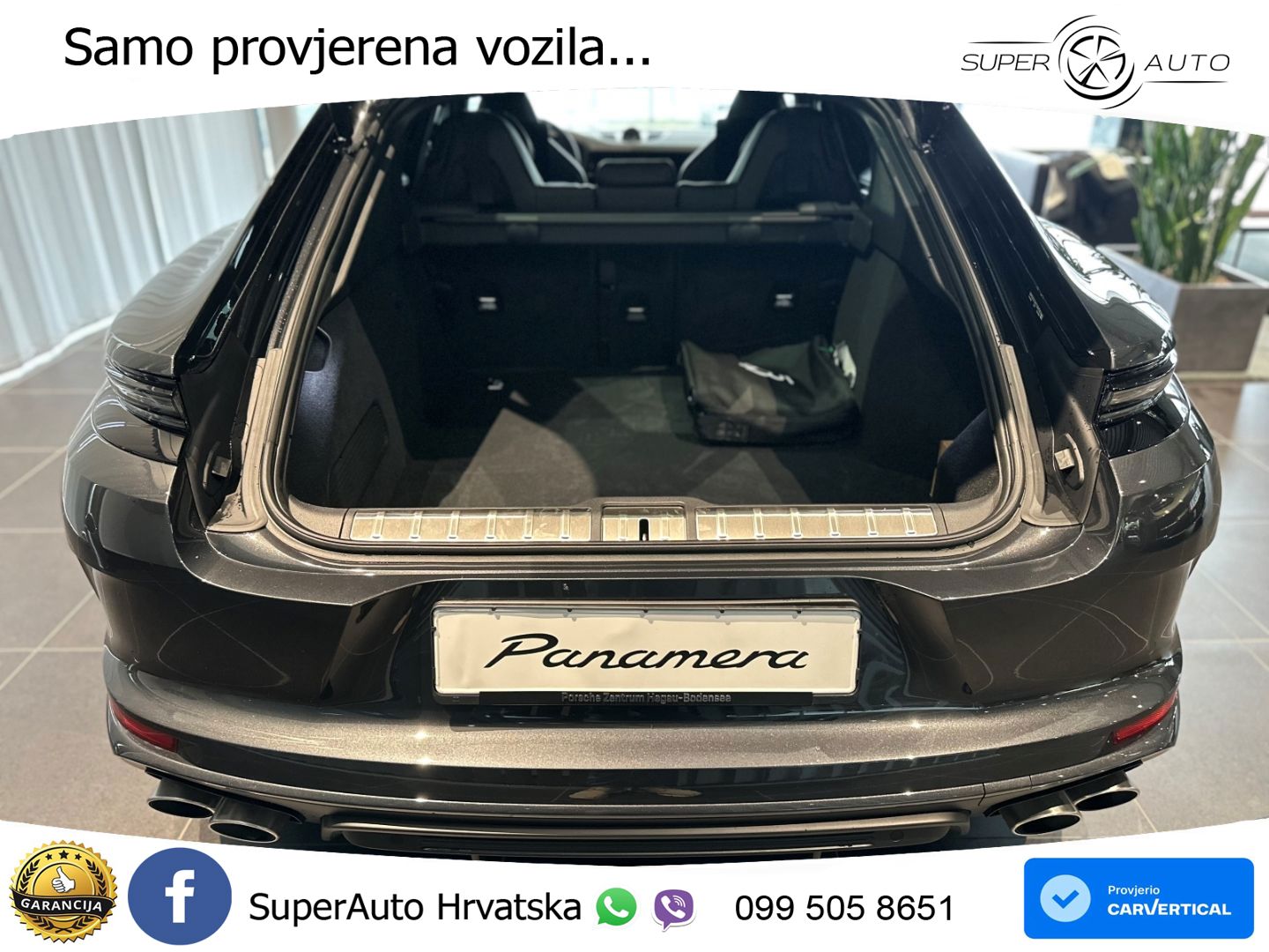 Porsche Panamera 4S 2.9 V6 (544 KS) E-Hybrid PDK ZRAČNI+ACC+GR SJED+KAM+PANO
