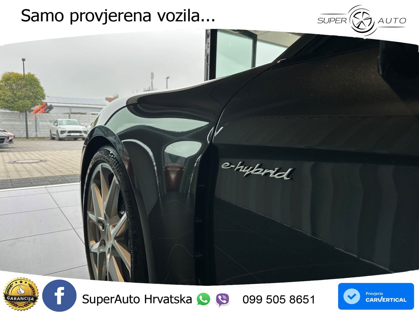 Porsche Panamera 4S 2.9 V6 (544 KS) E-Hybrid PDK ZRAČNI+ACC+GR SJED+KAM+PANO