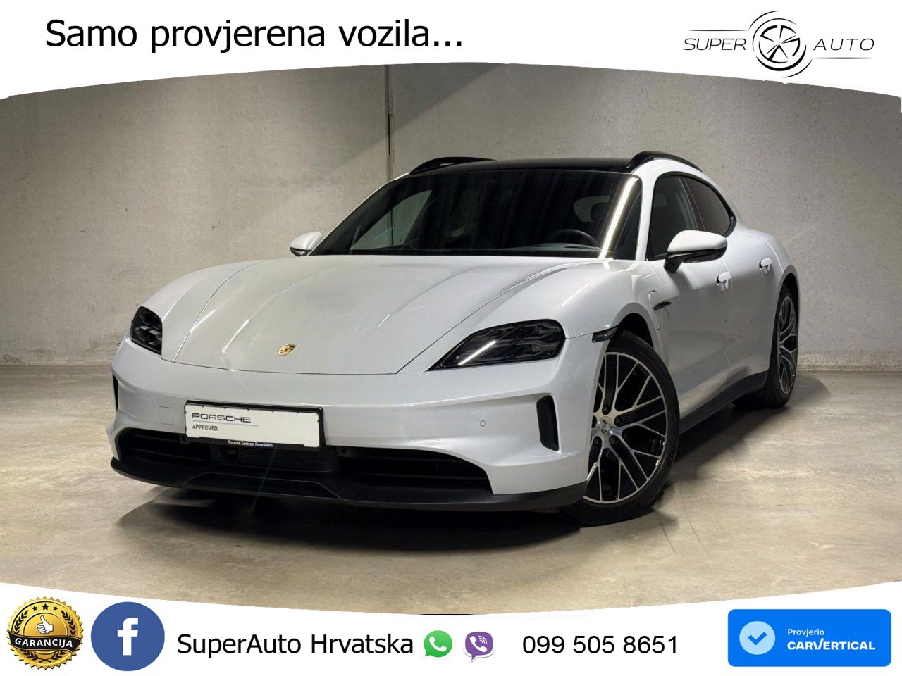 Porsche Taycan Sport Turismo GTS Performance Plus 93.4 kWh (598 KS)