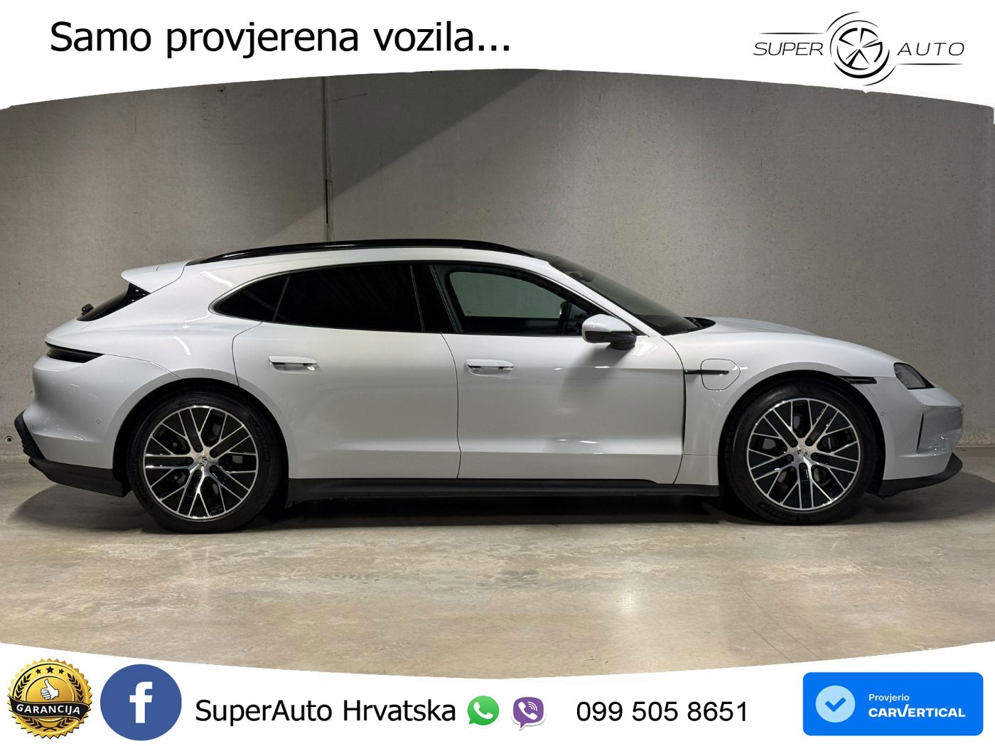 Porsche Taycan Sport Turismo GTS Performance Plus 93.4 kWh (598 KS)