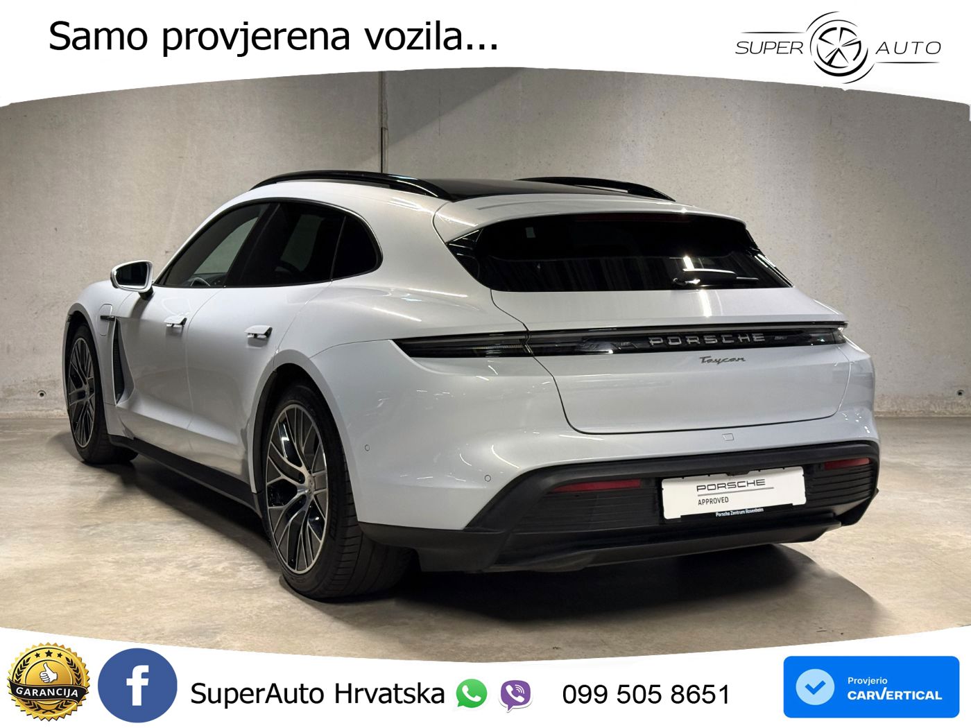 Porsche Taycan Sport Turismo GTS Performance Plus 93.4 kWh (598 KS)