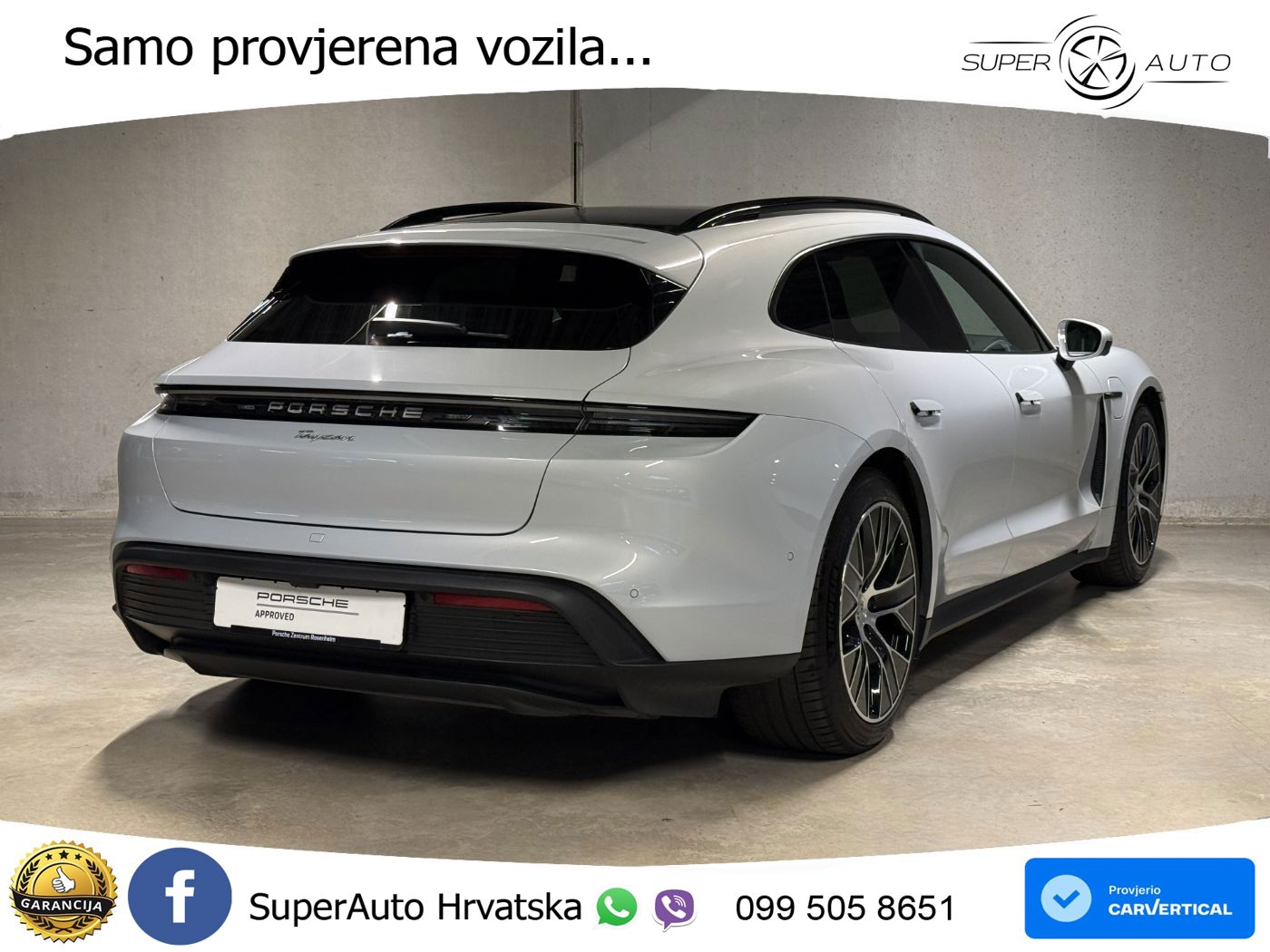 Porsche Taycan Sport Turismo GTS Performance Plus 93.4 kWh (598 KS)