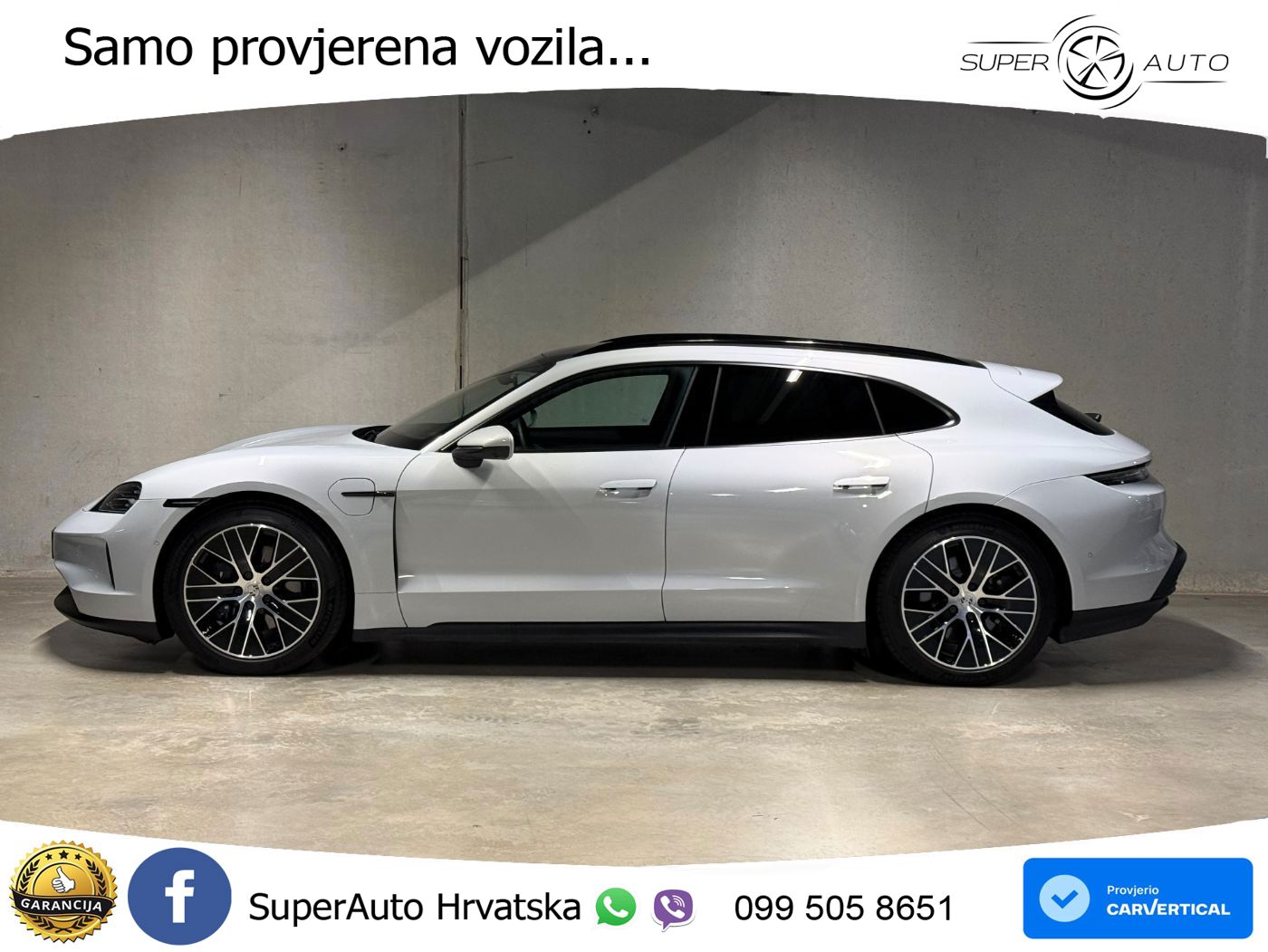 Porsche Taycan Sport Turismo GTS Performance Plus 93.4 kWh (598 KS)