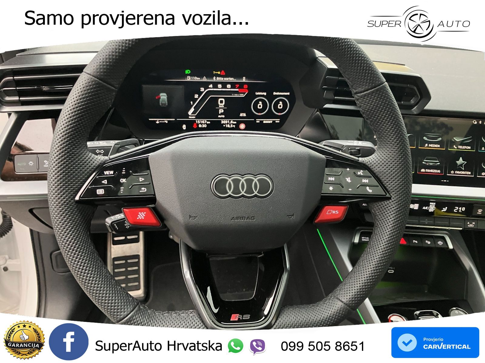 Audi RS3 Sportback 2.5 TFSI (400 KS) quattro S tronic