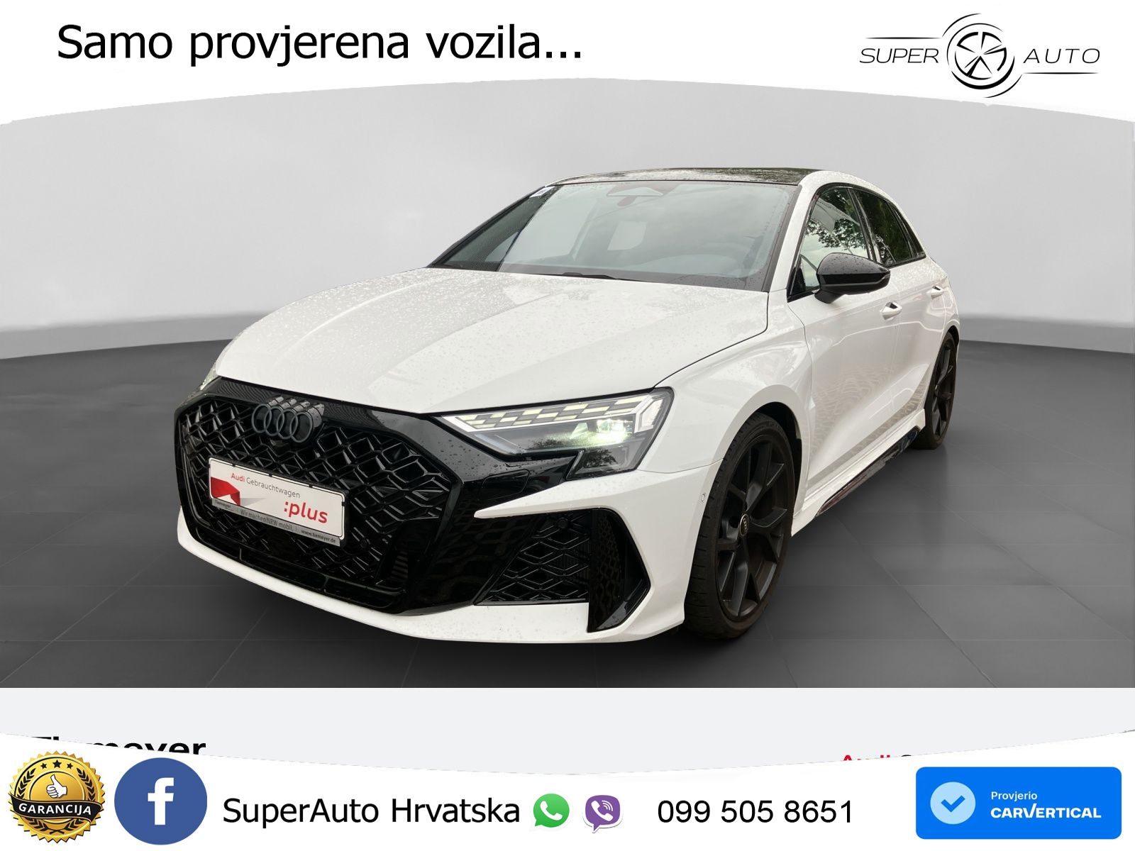 Audi RS3 Sportback 2.5 TFSI (400 KS) quattro S tronic