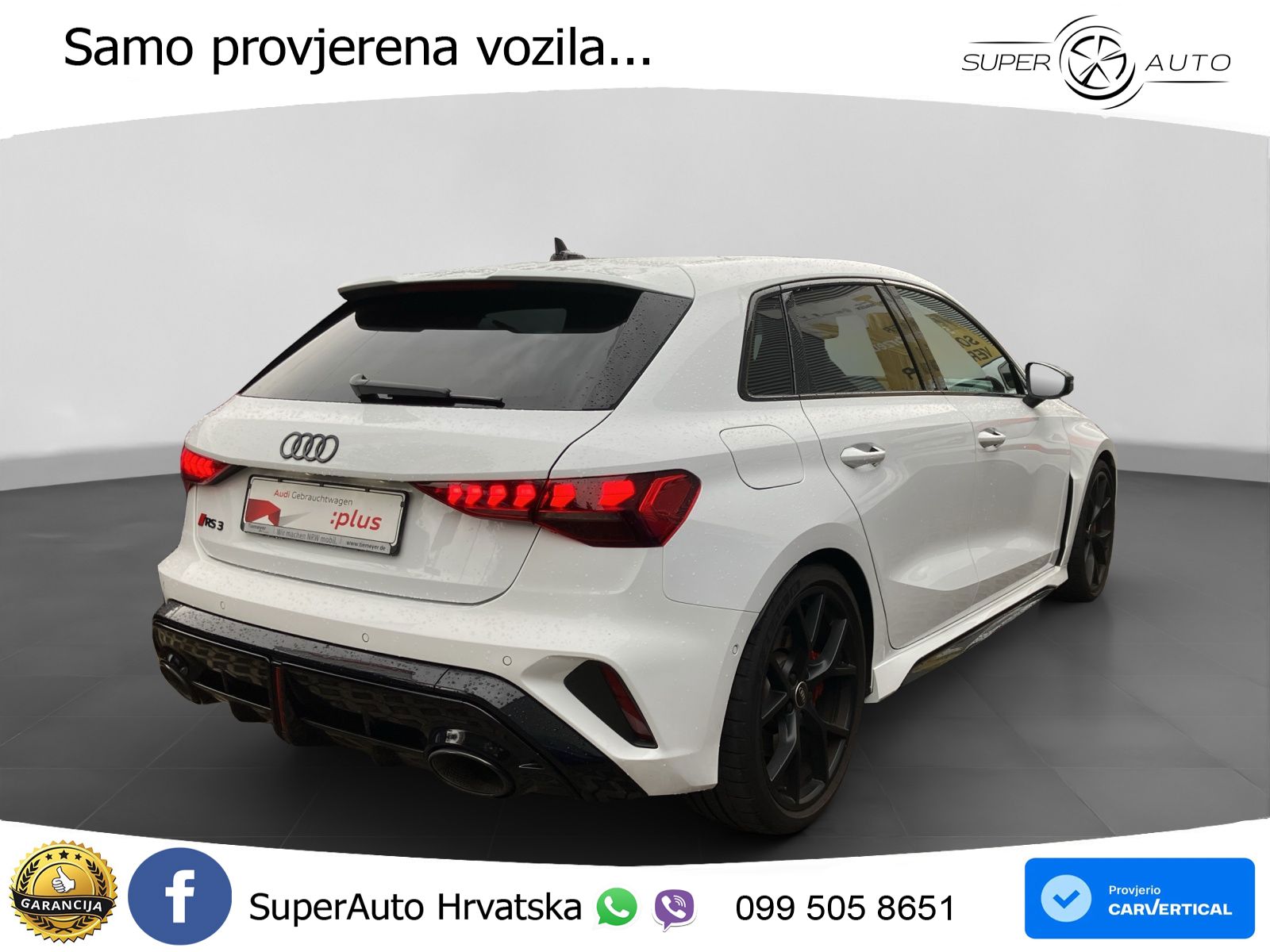 Audi RS3 Sportback 2.5 TFSI (400 KS) quattro S tronic