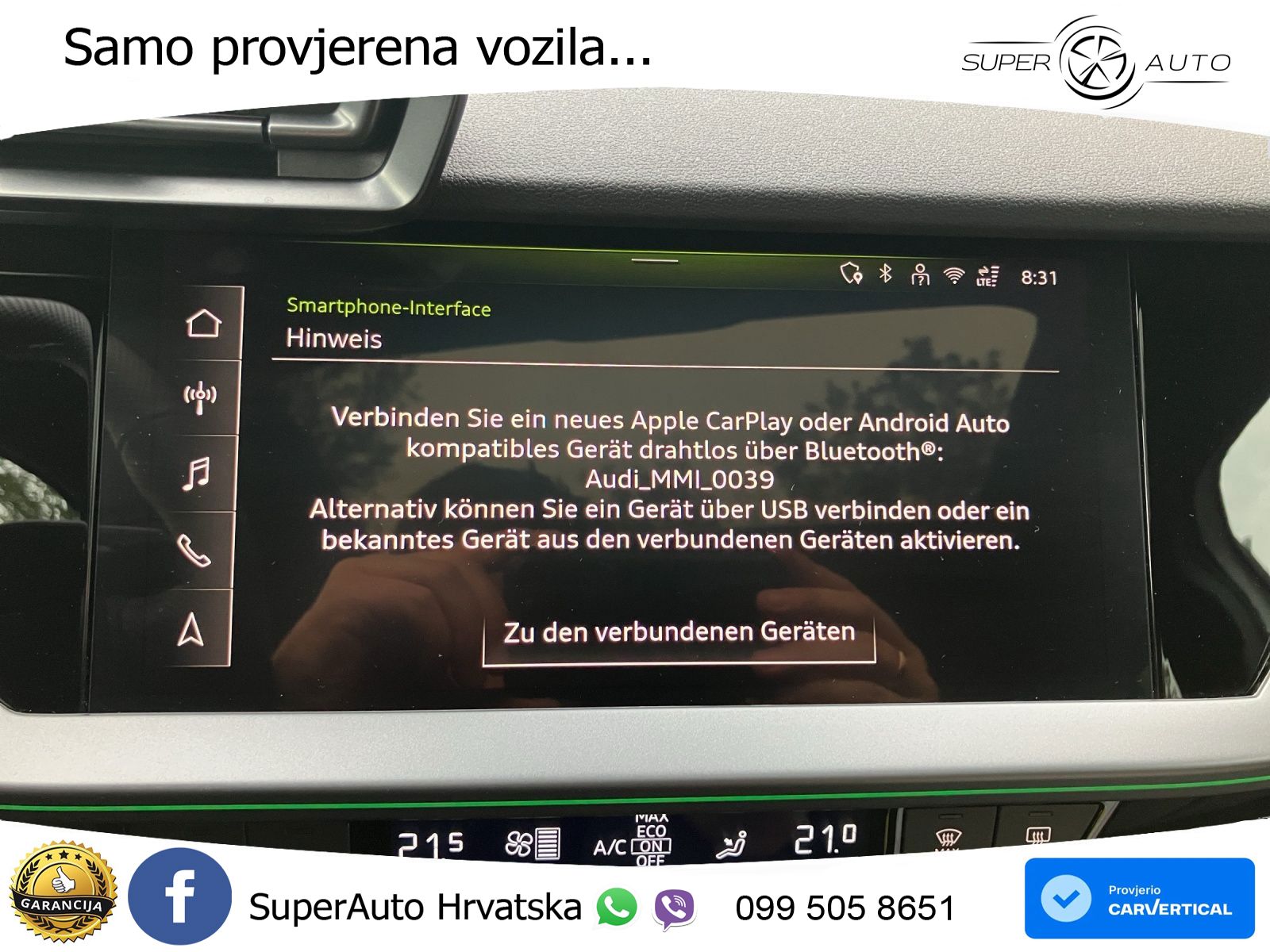 Audi RS3 Sportback 2.5 TFSI (400 KS) quattro S tronic