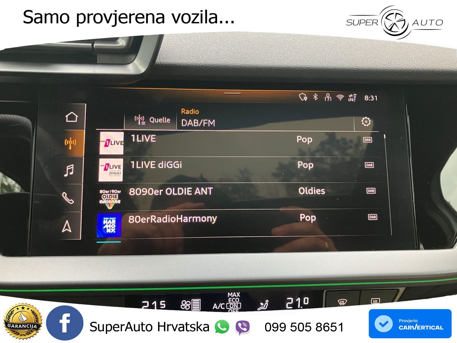 Audi RS3 Sportback 2.5 TFSI (400 KS) quattro S tronic
