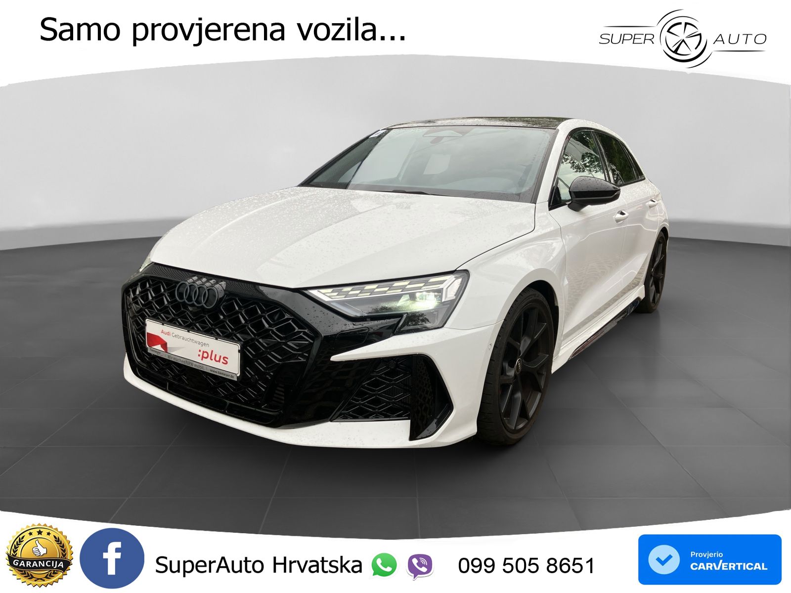 Audi RS3 Sportback 2.5 TFSI (400 KS) quattro S tronic