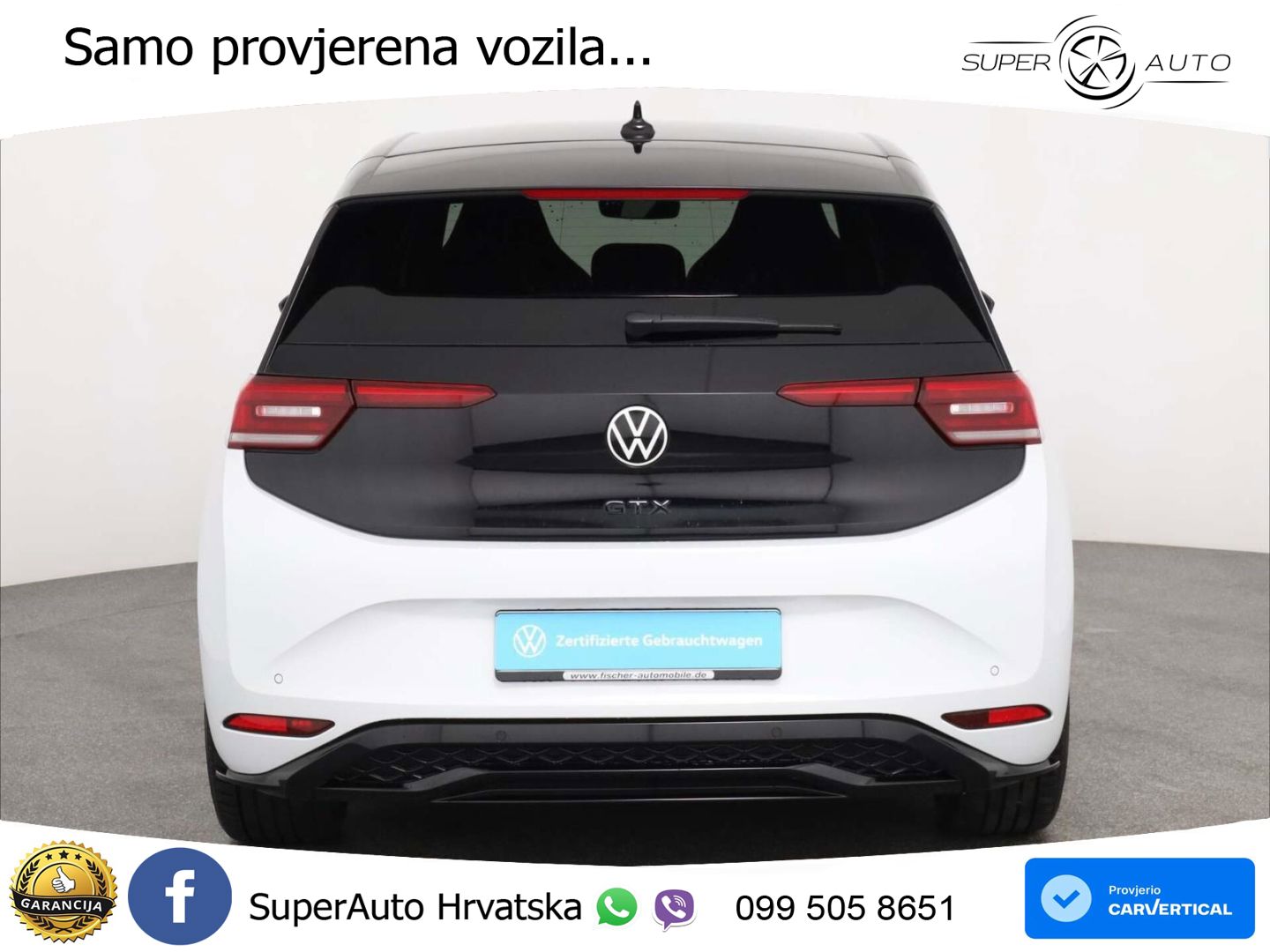 Volkswagen ID.3 GTX 84 kWh (286 KS) LED+GR SJED+ACC