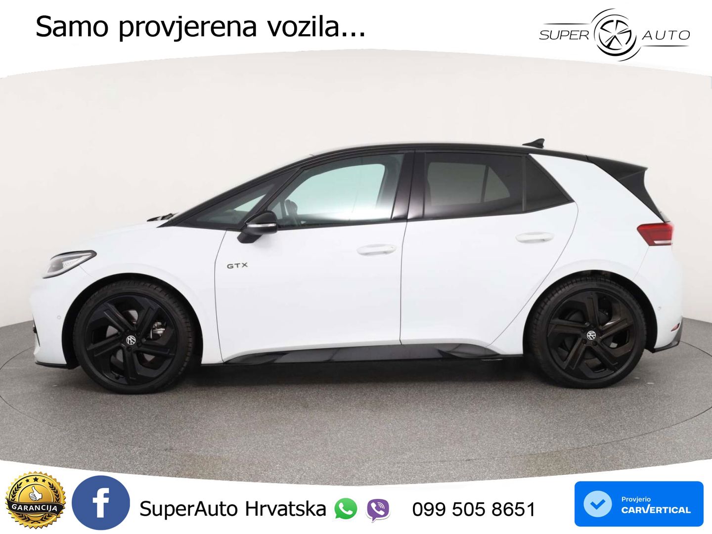 Volkswagen ID.3 GTX 84 kWh (286 KS) LED+GR SJED+ACC