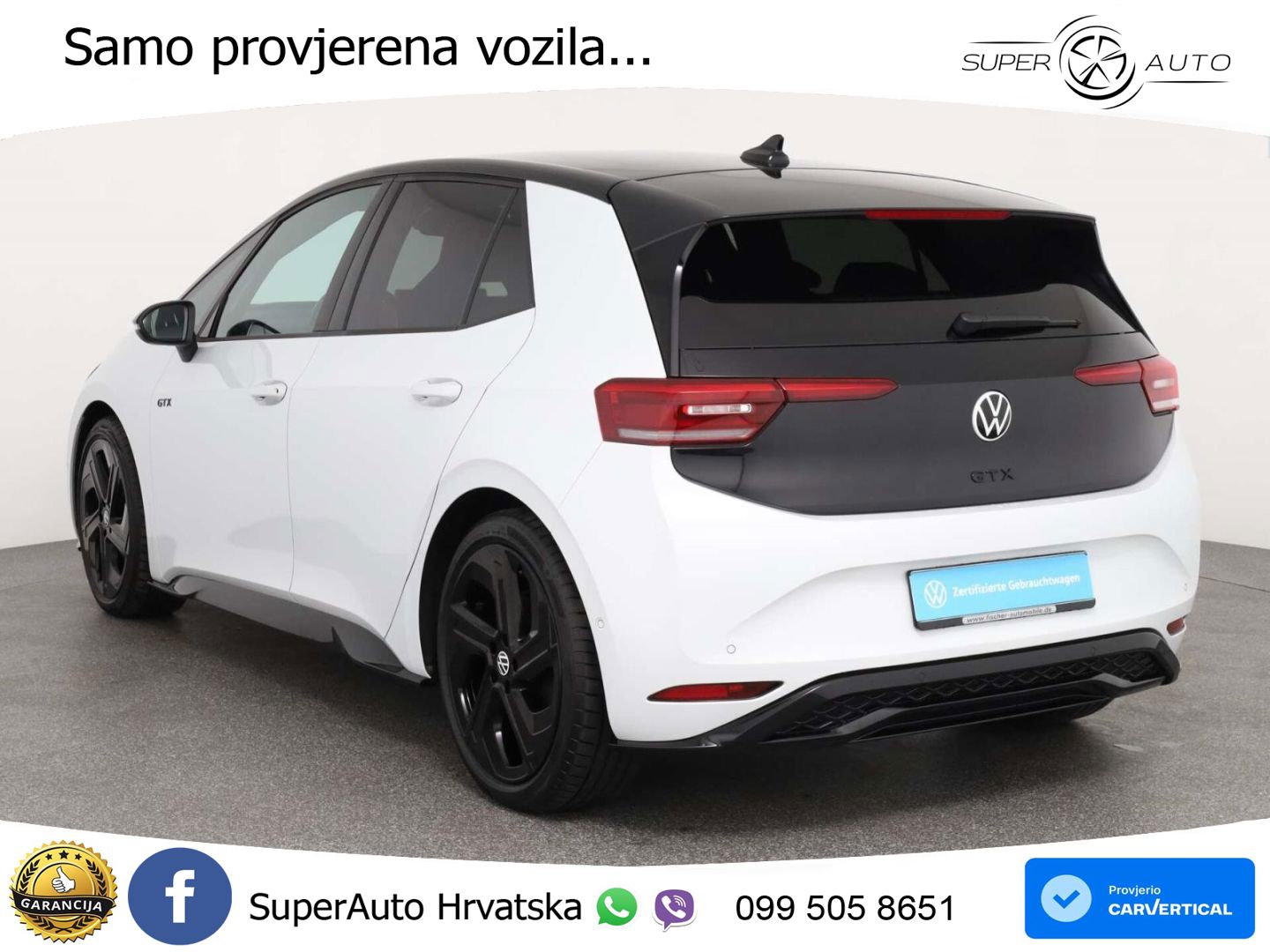 Volkswagen ID.3 GTX 84 kWh (286 KS) LED+GR SJED+ACC