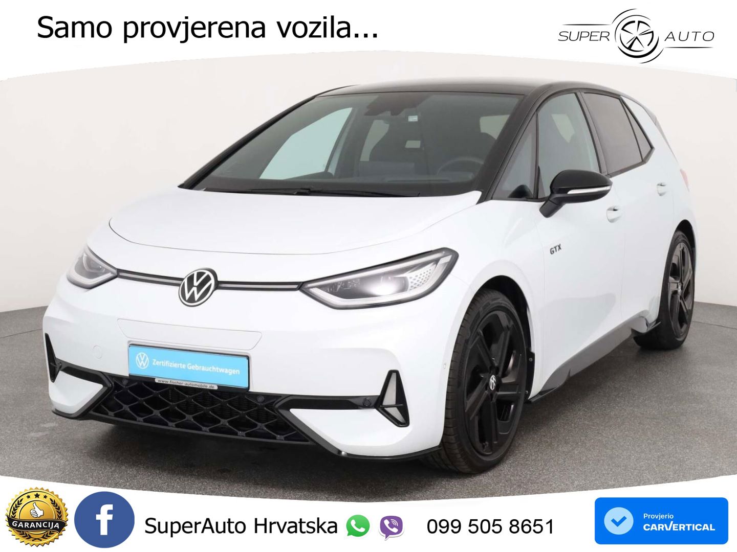 Volkswagen ID.3 GTX 84 kWh (286 KS) LED+GR SJED+ACC