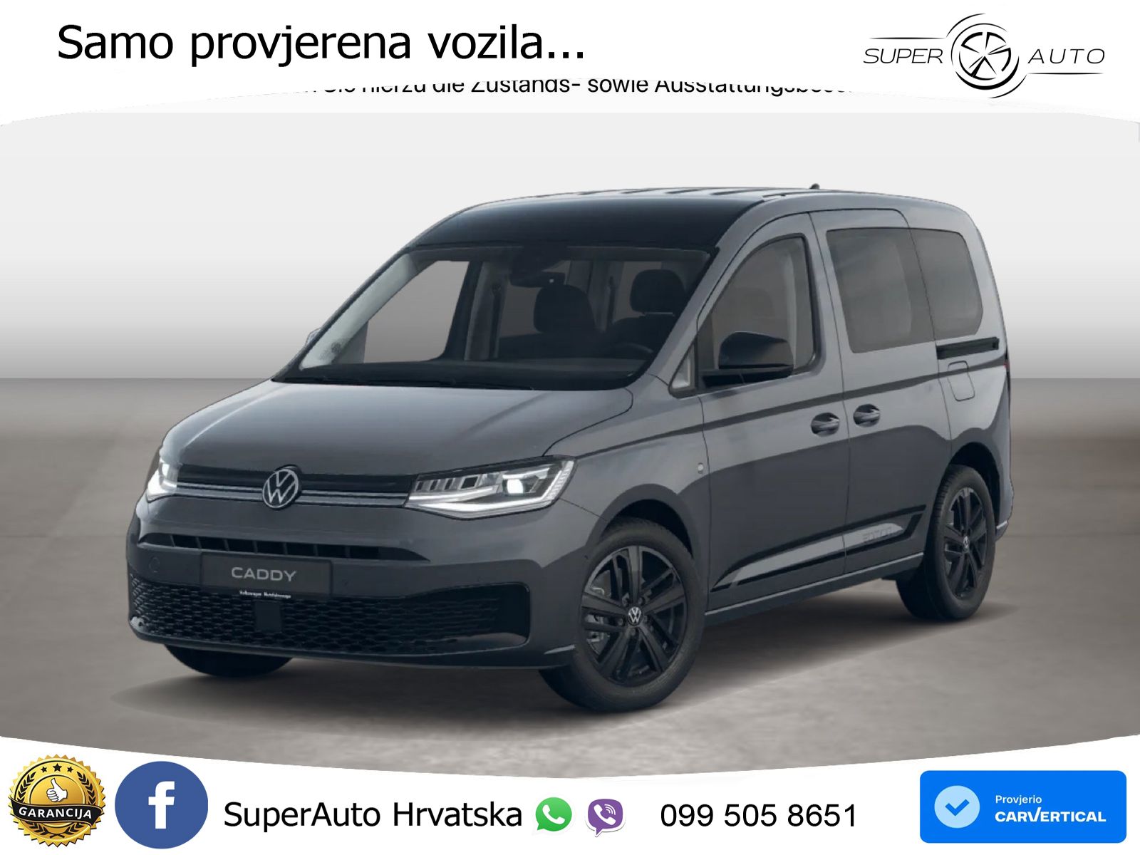 VW Caddy 116 KS LED+GR SJED+ACC