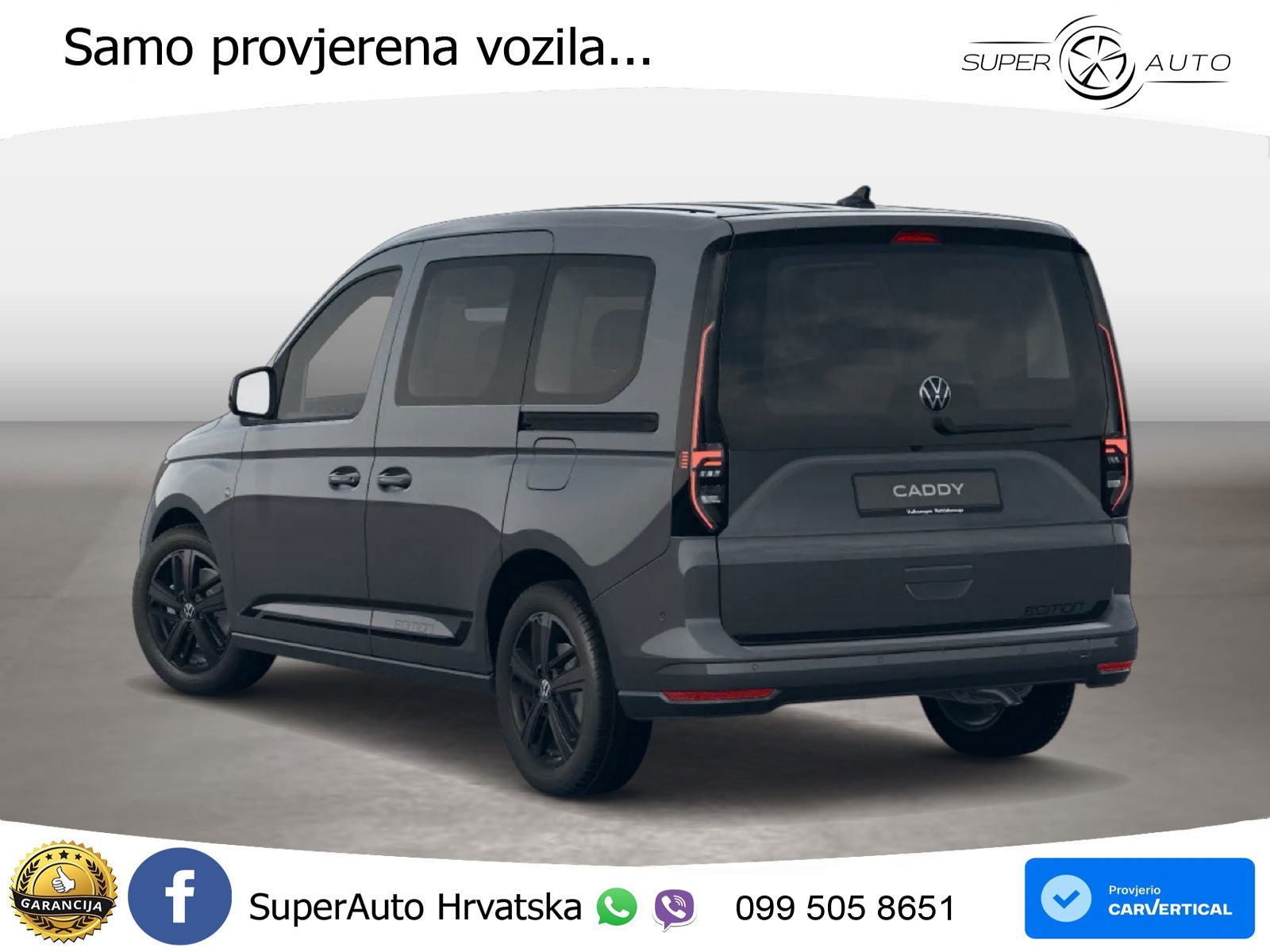 VW Caddy 116 KS LED+GR SJED+ACC