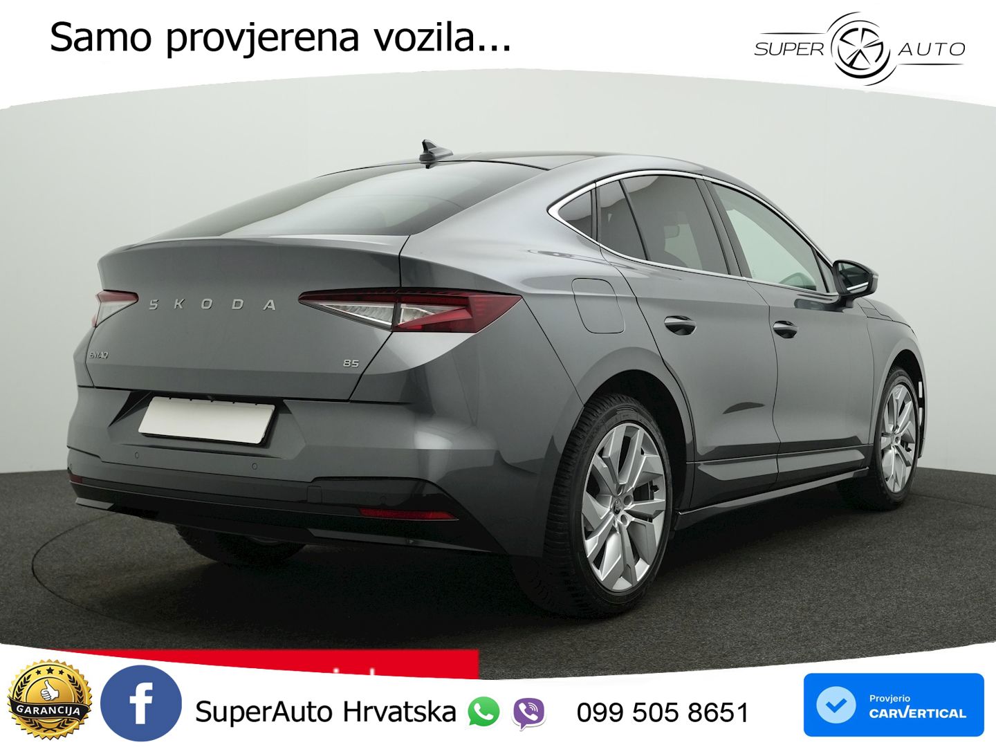 Škoda Enyaq Coupe iV 85 82 kWh (286 KS) Loft LED+GR SJED+ACC