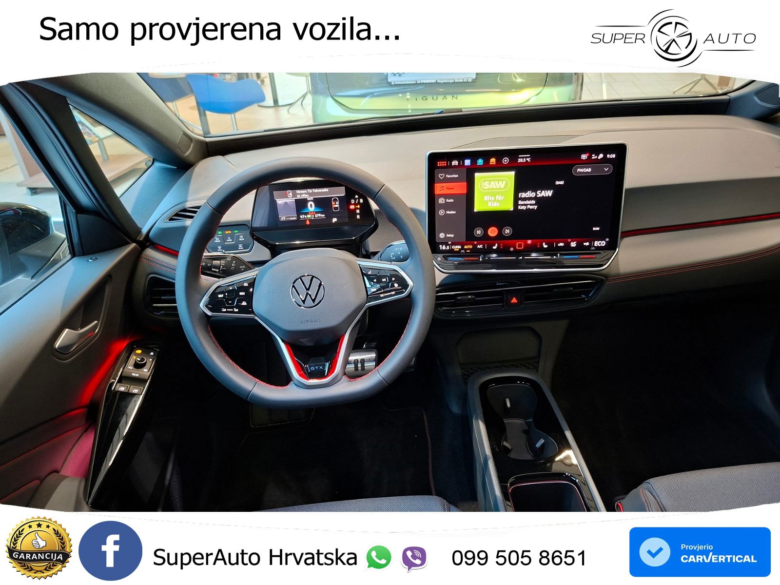 Volkswagen ID.3 GTX 84 kWh (286 KS) LED+GR SJED+ACC