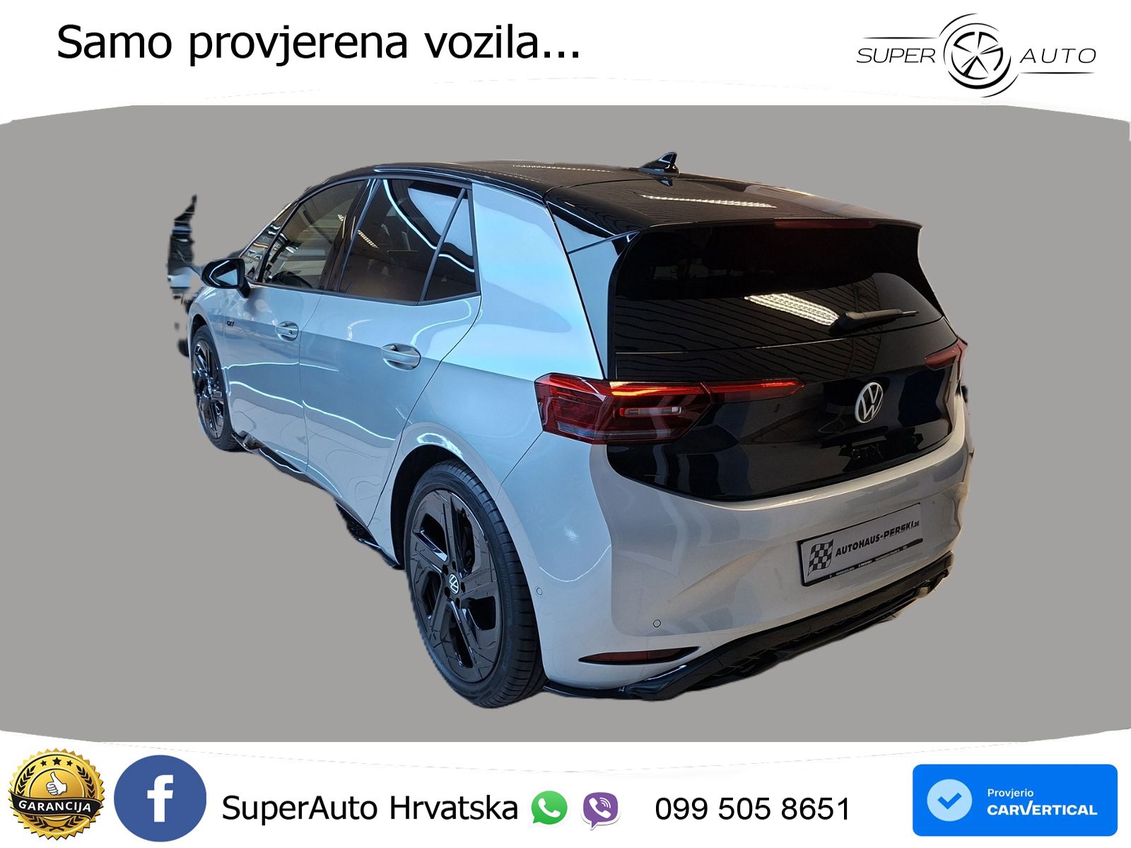 Volkswagen ID.3 GTX 84 kWh (286 KS) LED+GR SJED+ACC