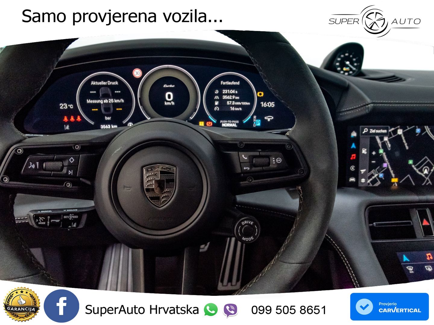 Porsche Taycan Turbo 105 kWh (884 KS)
