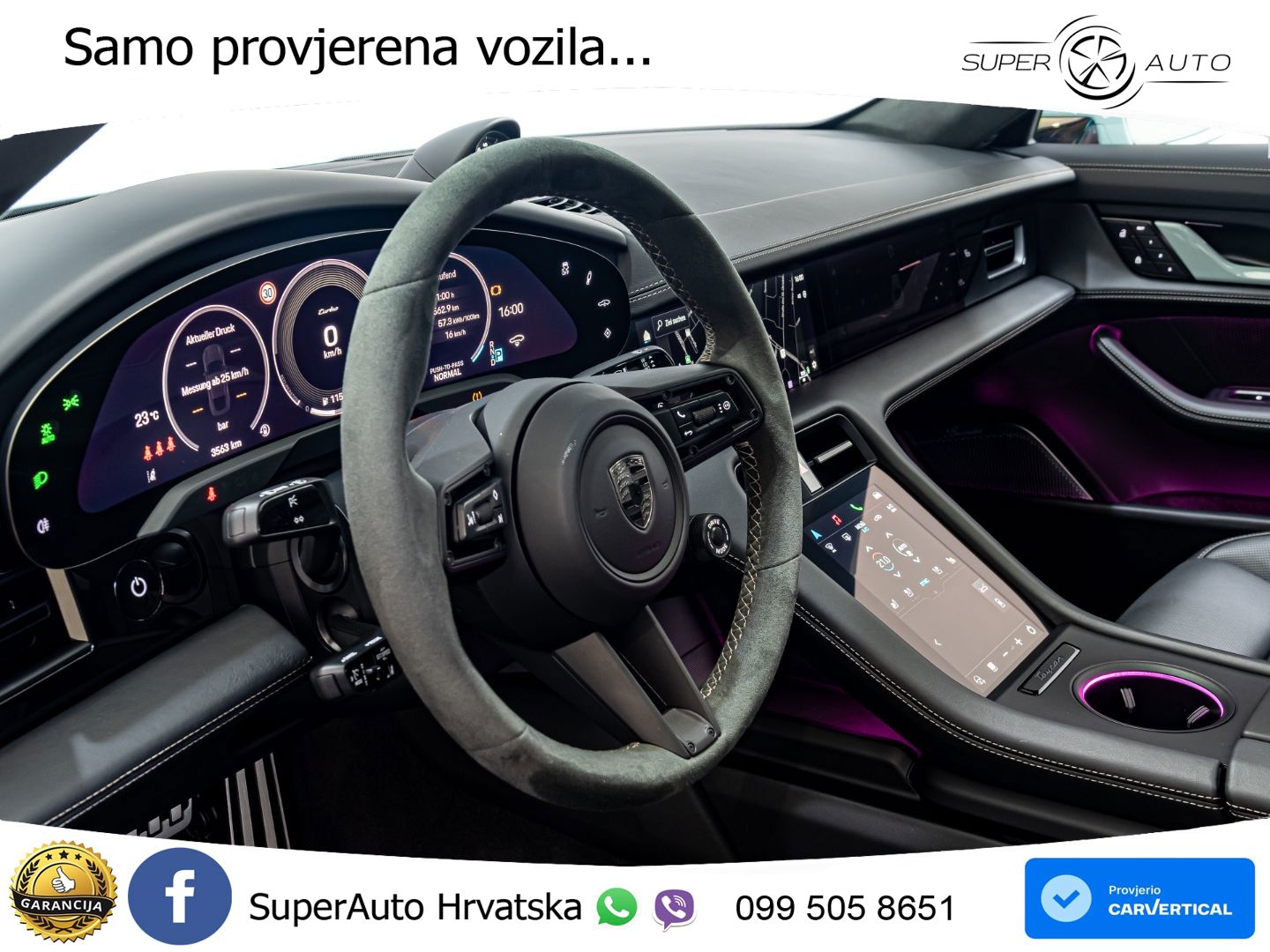 Porsche Taycan Turbo 105 kWh (884 KS)