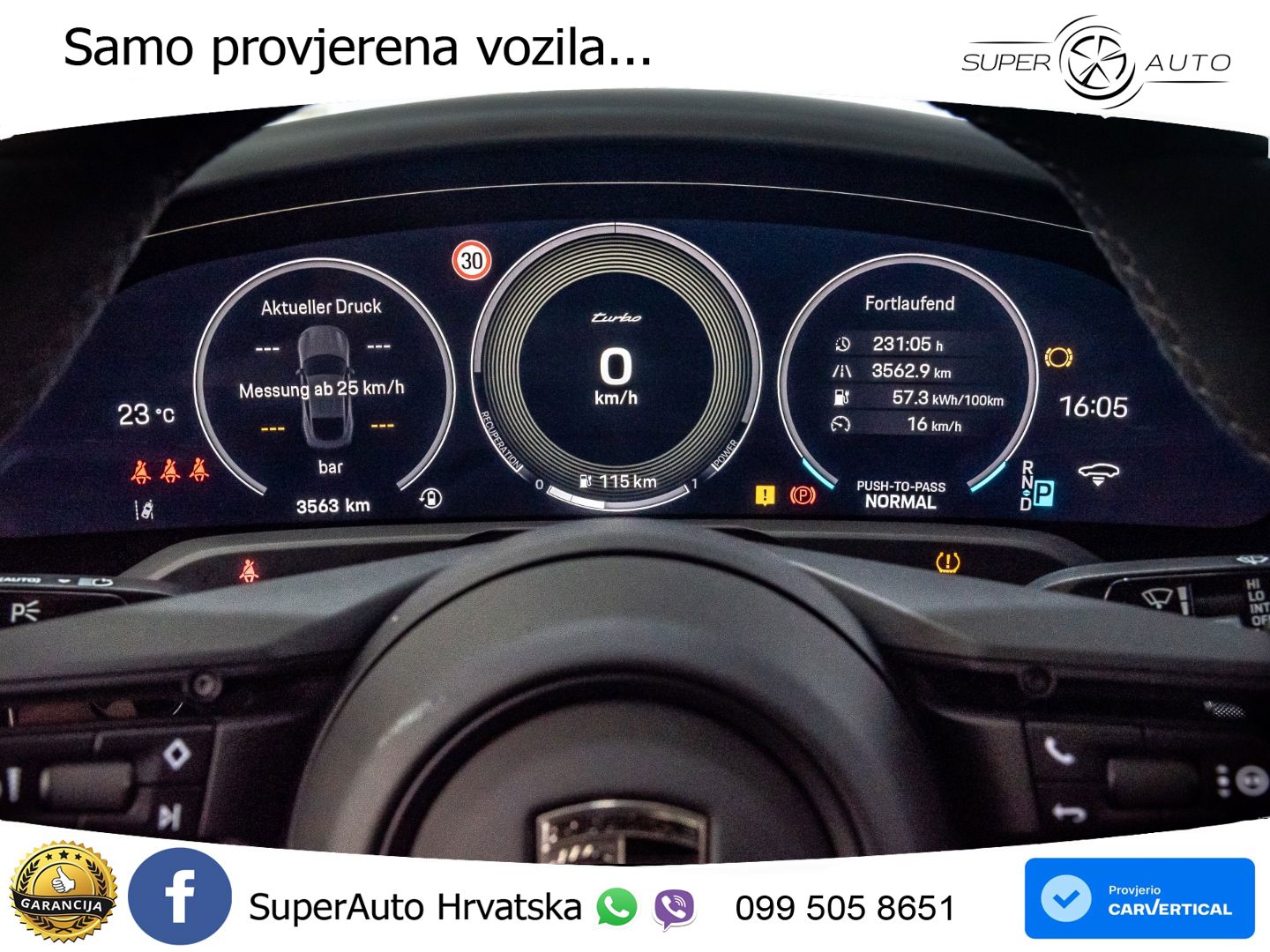 Porsche Taycan Turbo 105 kWh (884 KS)