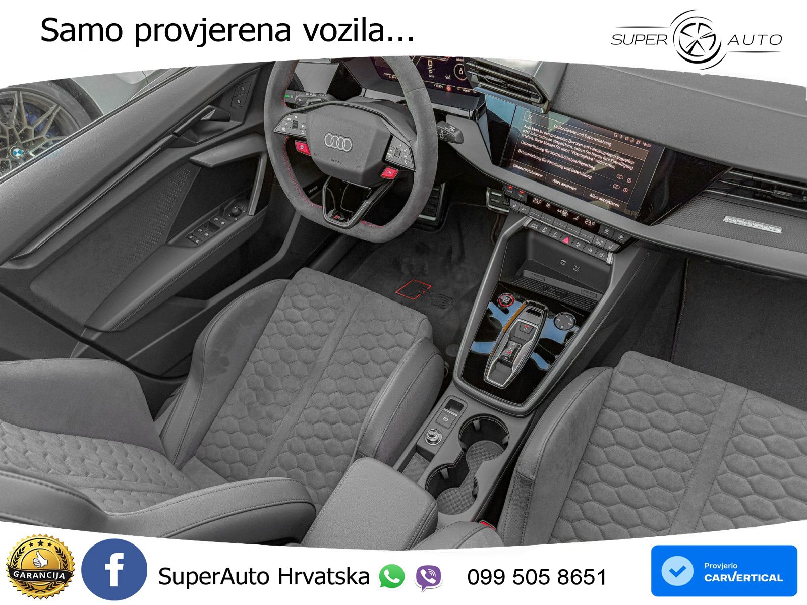 Audi RS3 Sportback 2.5 TFSI (400 KS) quattro S tronic LED+GR SJED+ACC