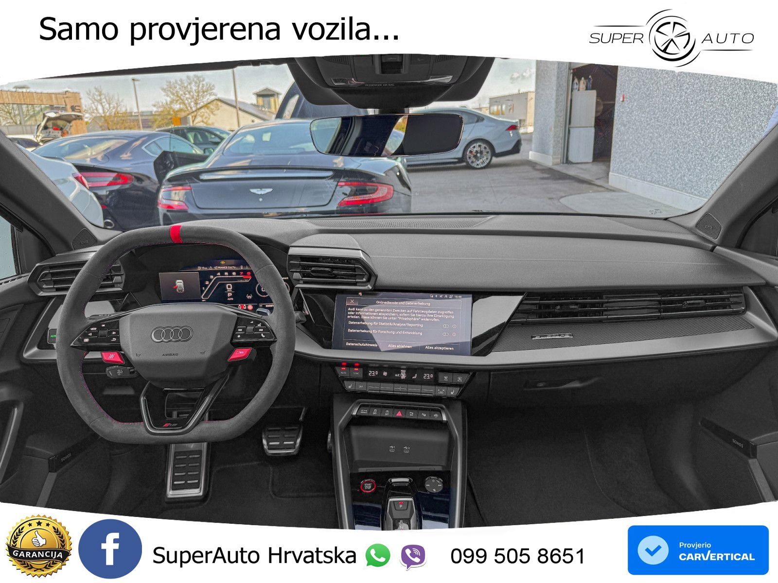 Audi RS3 Sportback 2.5 TFSI (400 KS) quattro S tronic LED+GR SJED+ACC