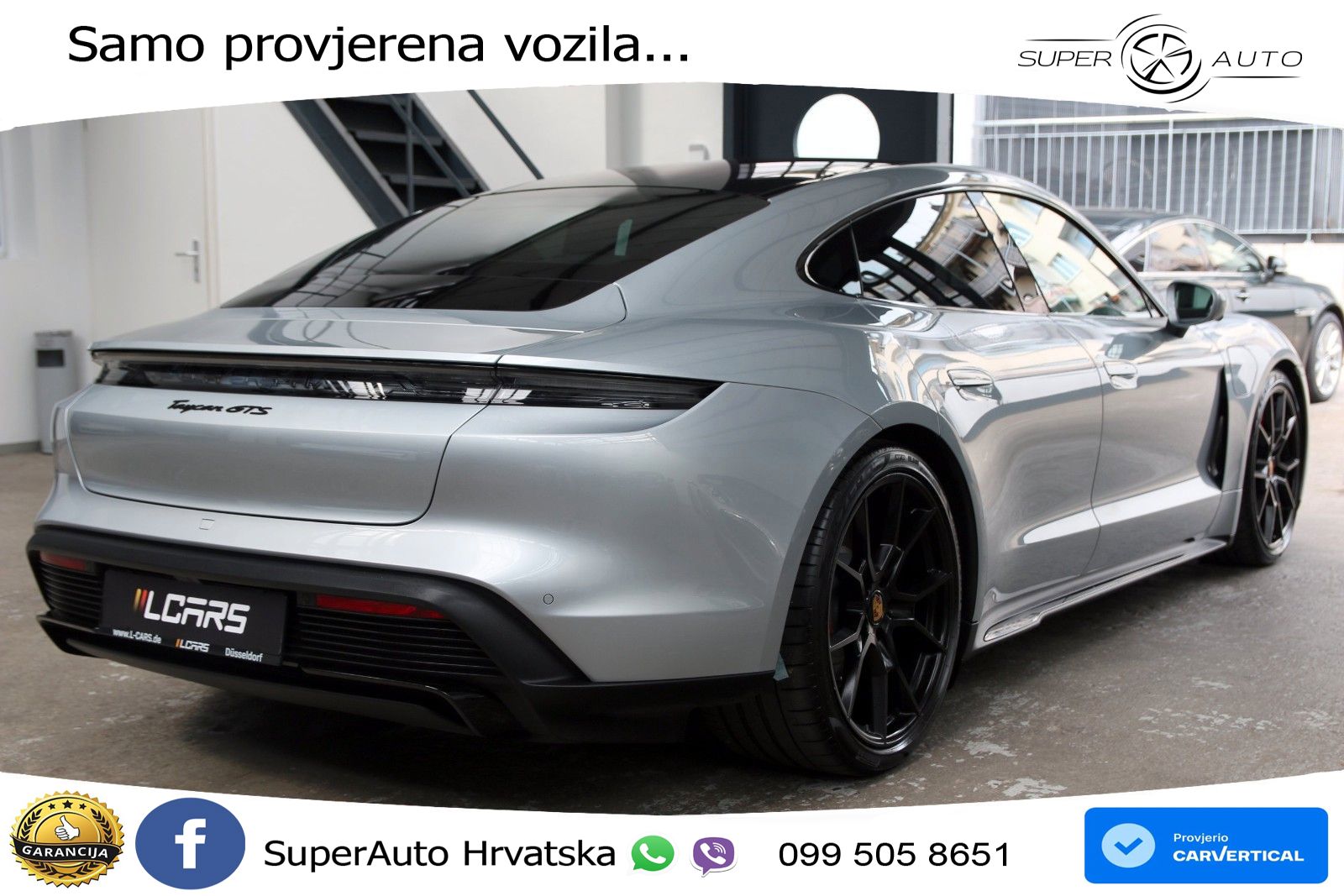 Porsche Taycan GTS Performance Plus 93.4 kWh (598 KS)