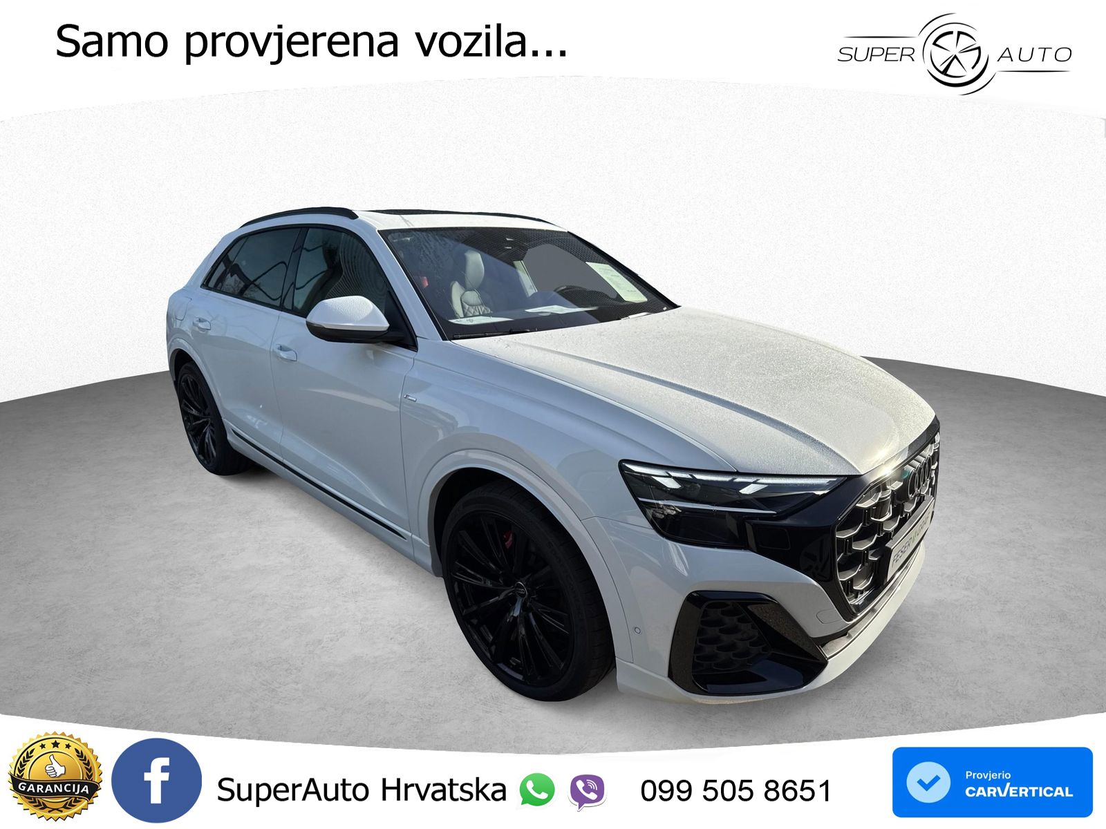 Audi Q8 50 TDI V6 (286 KS) quattro Tiptronic S line LED+GR SJED+ACC