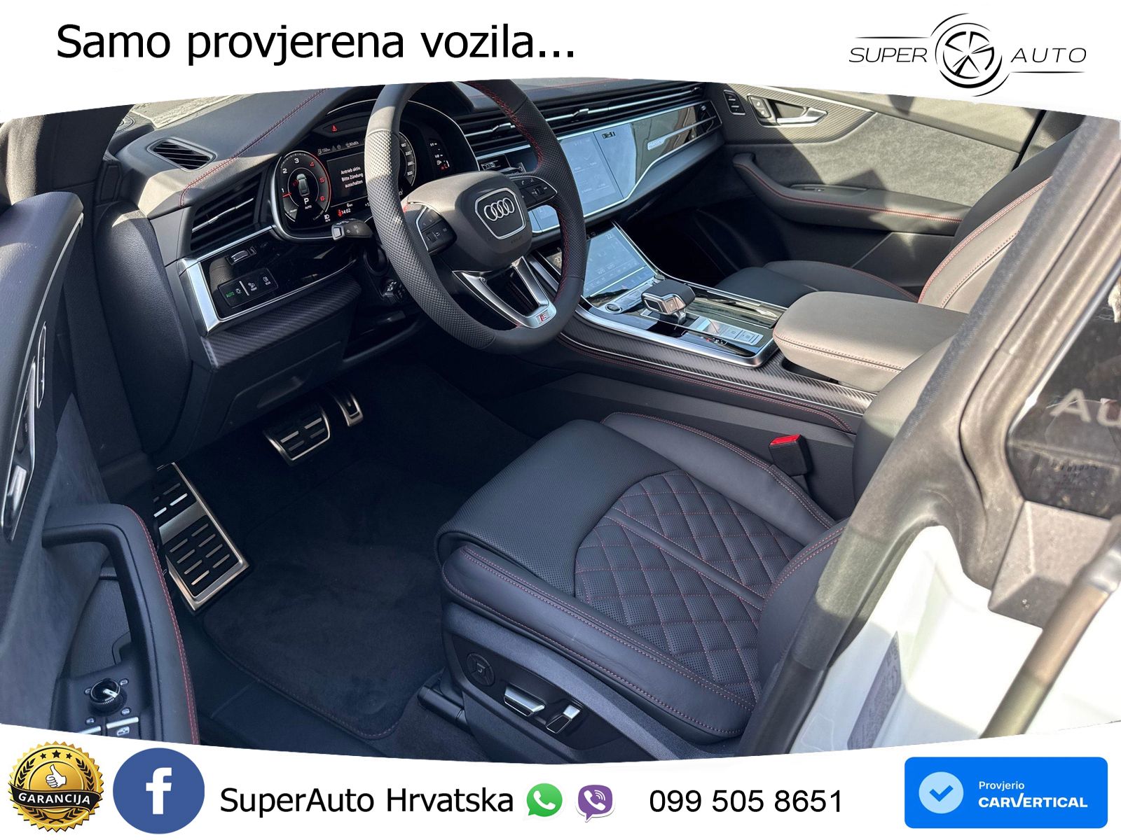 Audi Q8 50 TDI V6 (286 KS) quattro Tiptronic S line LED+GR SJED+ACC
