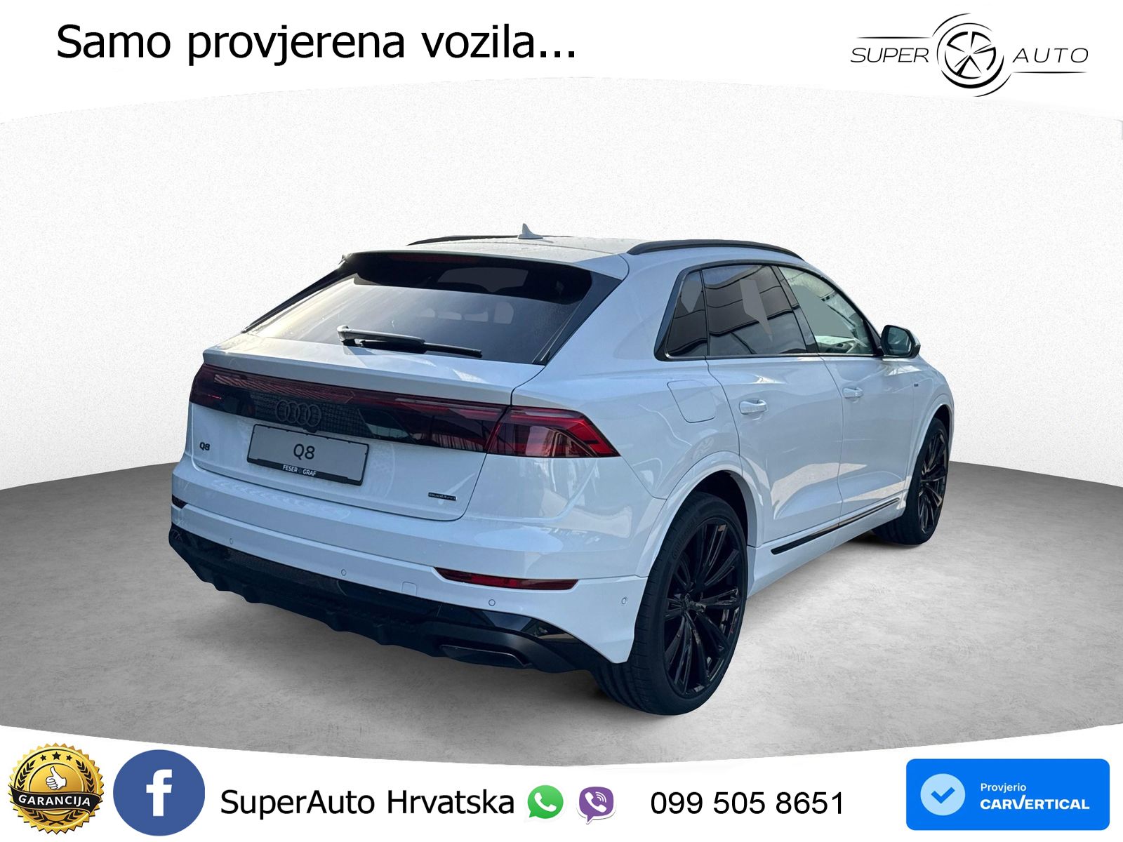 Audi Q8 50 TDI V6 (286 KS) quattro Tiptronic S line LED+GR SJED+ACC
