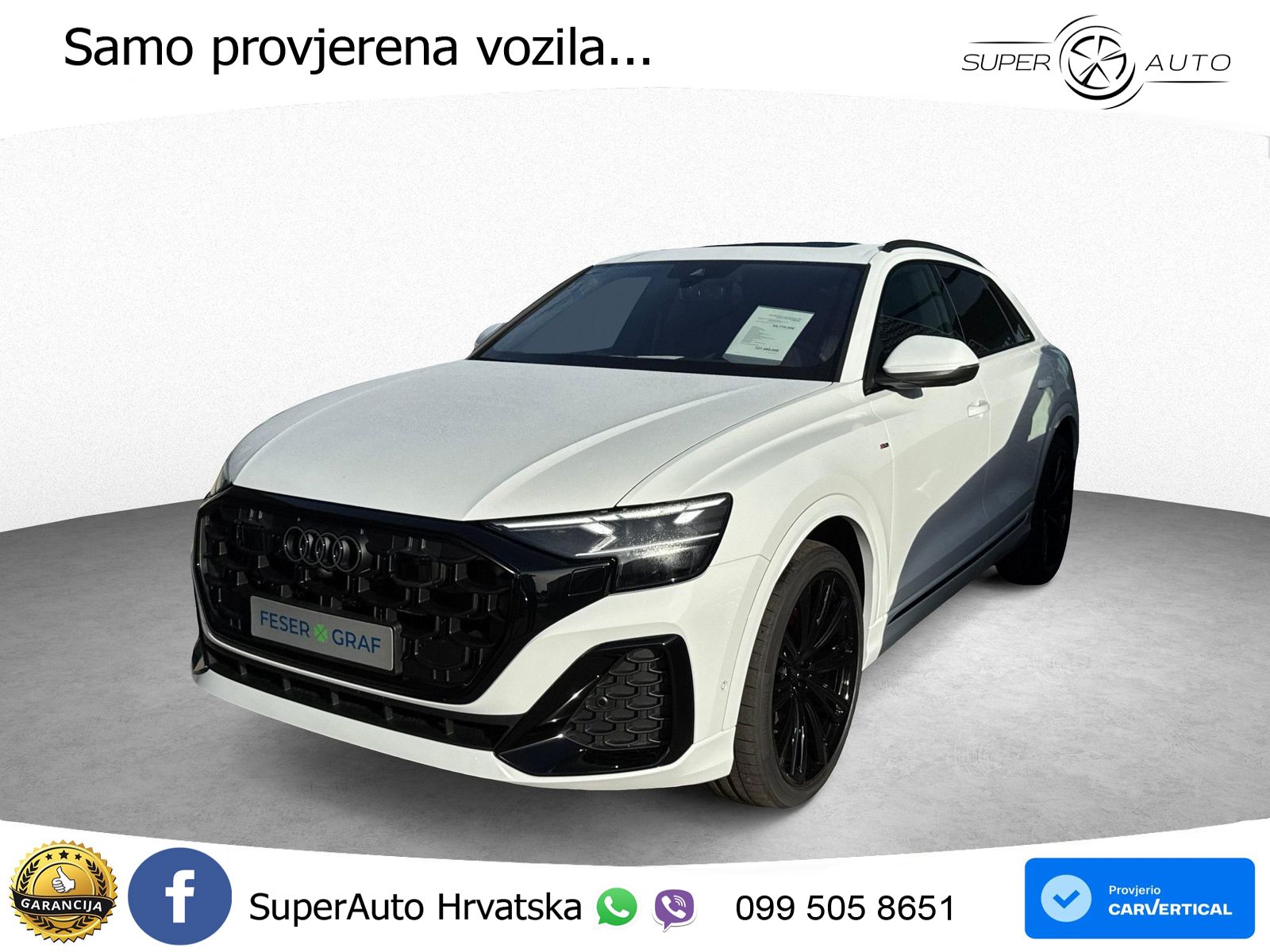 Audi Q8 50 TDI V6 (286 KS) quattro Tiptronic S line LED+GR SJED+ACC