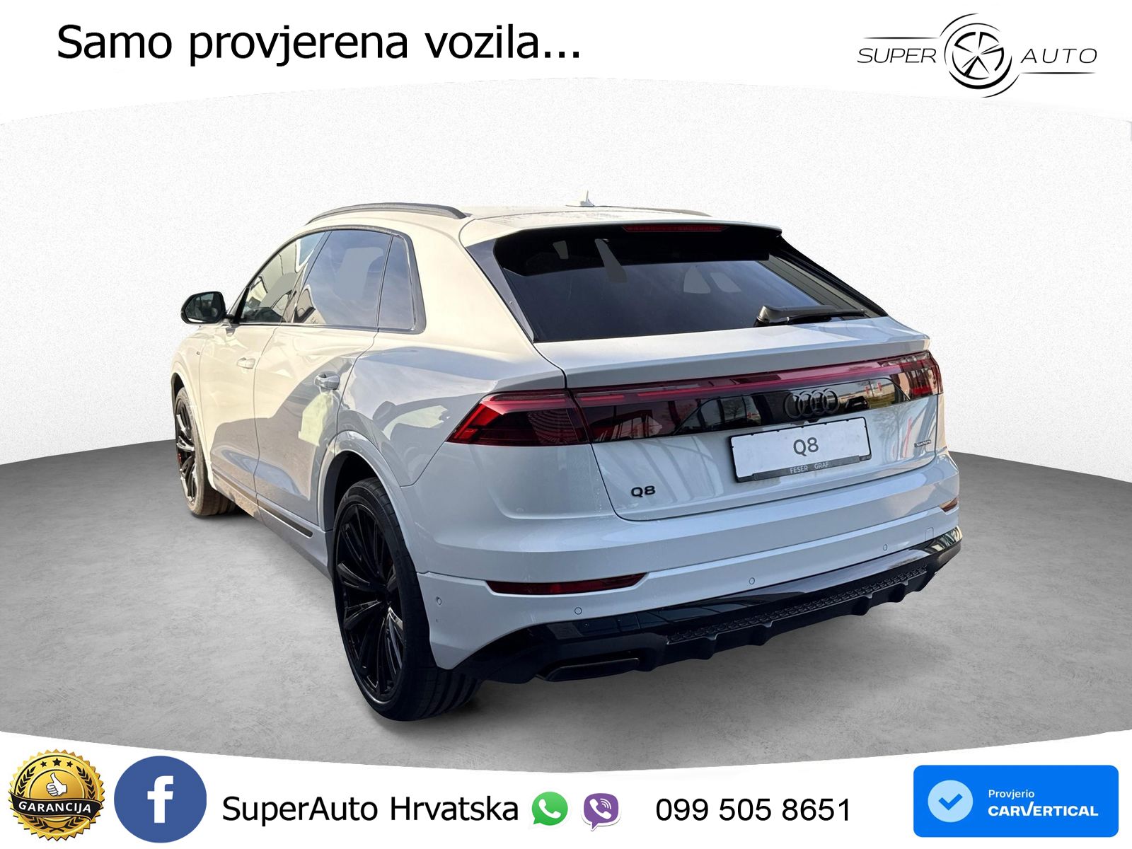 Audi Q8 50 TDI V6 (286 KS) quattro Tiptronic S line LED+GR SJED+ACC