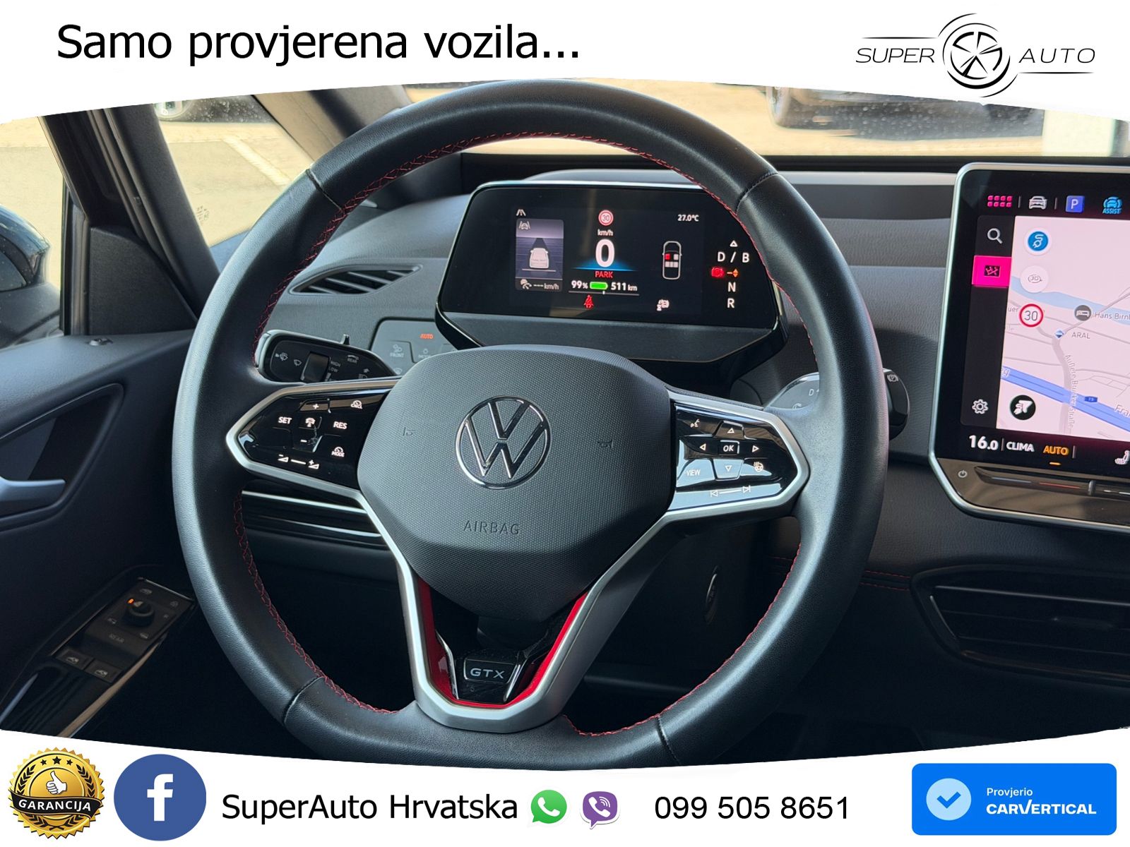 Volkswagen ID.3 GTX Performance 84 kWh (326 KS) LED+GR SJED+ACC