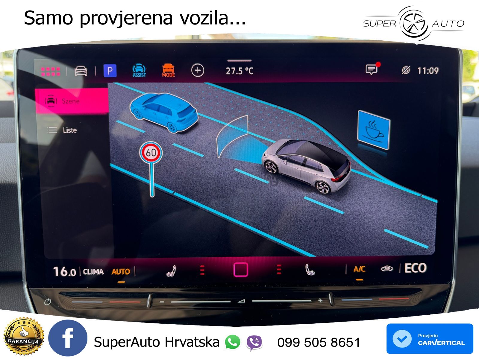 Volkswagen ID.3 GTX Performance 84 kWh (326 KS) LED+GR SJED+ACC