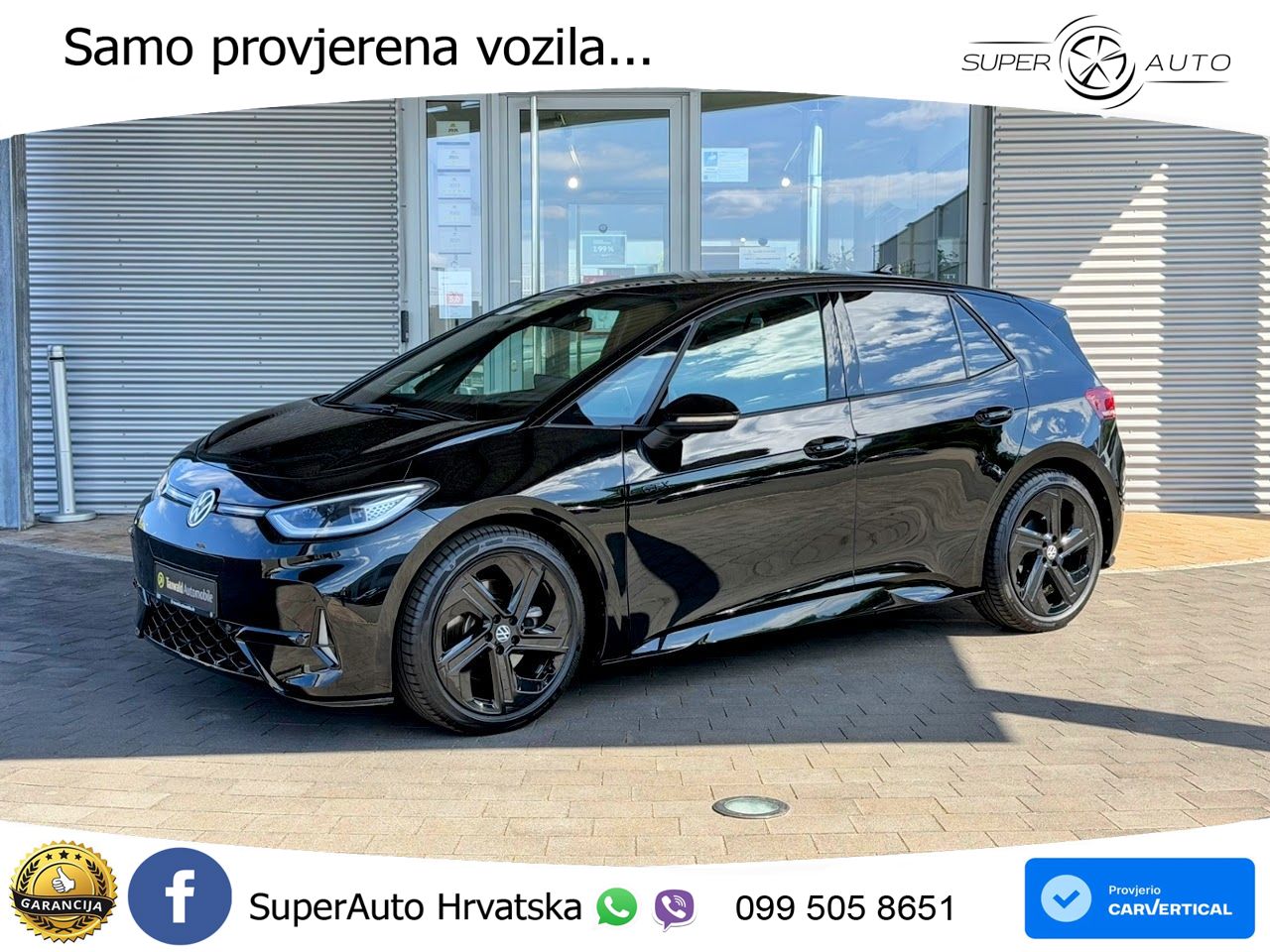Volkswagen ID.3 GTX Performance 84 kWh (326 KS) LED+GR SJED+ACC